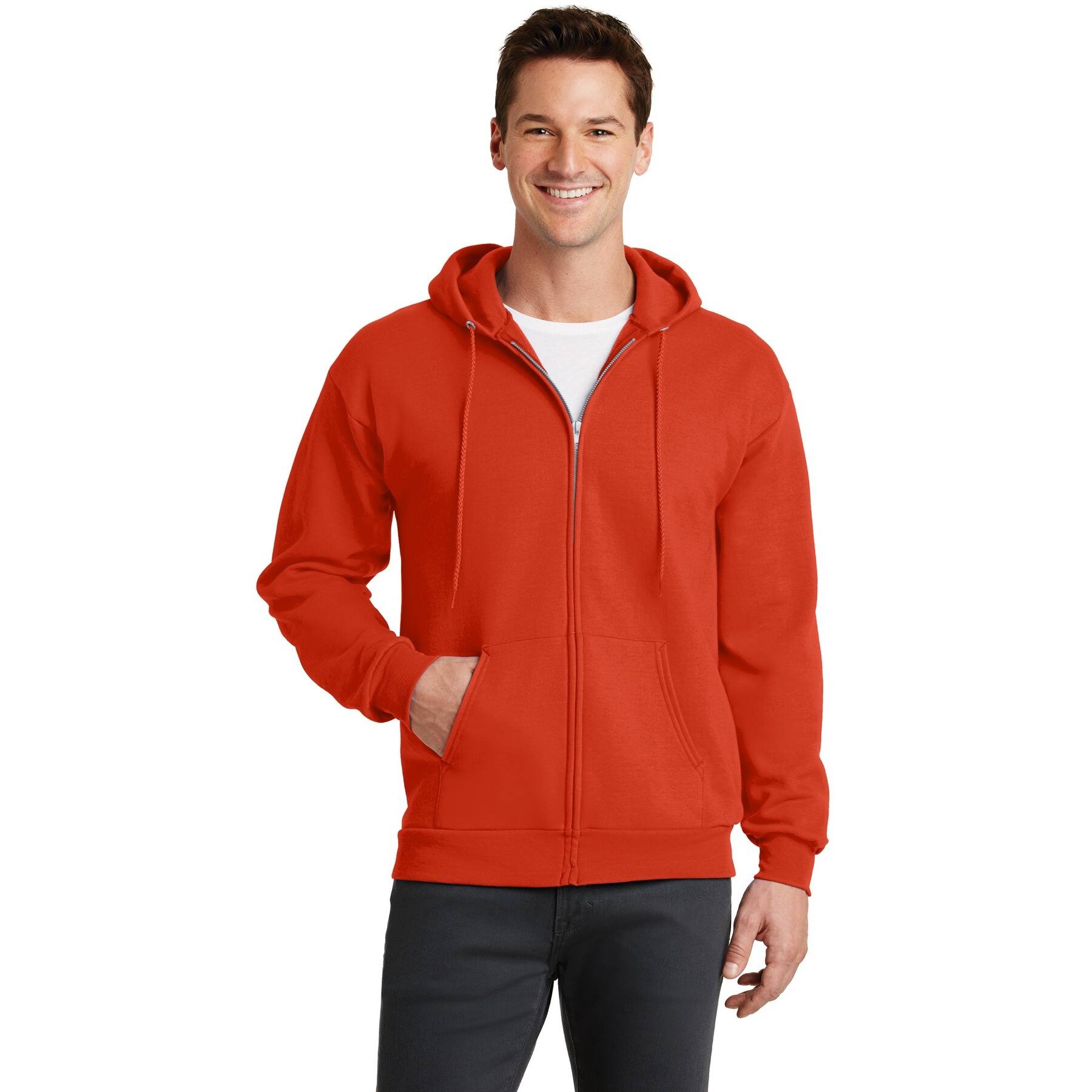 Port & Company® Core Fleece Full-Zip Hooded Sweatshirt