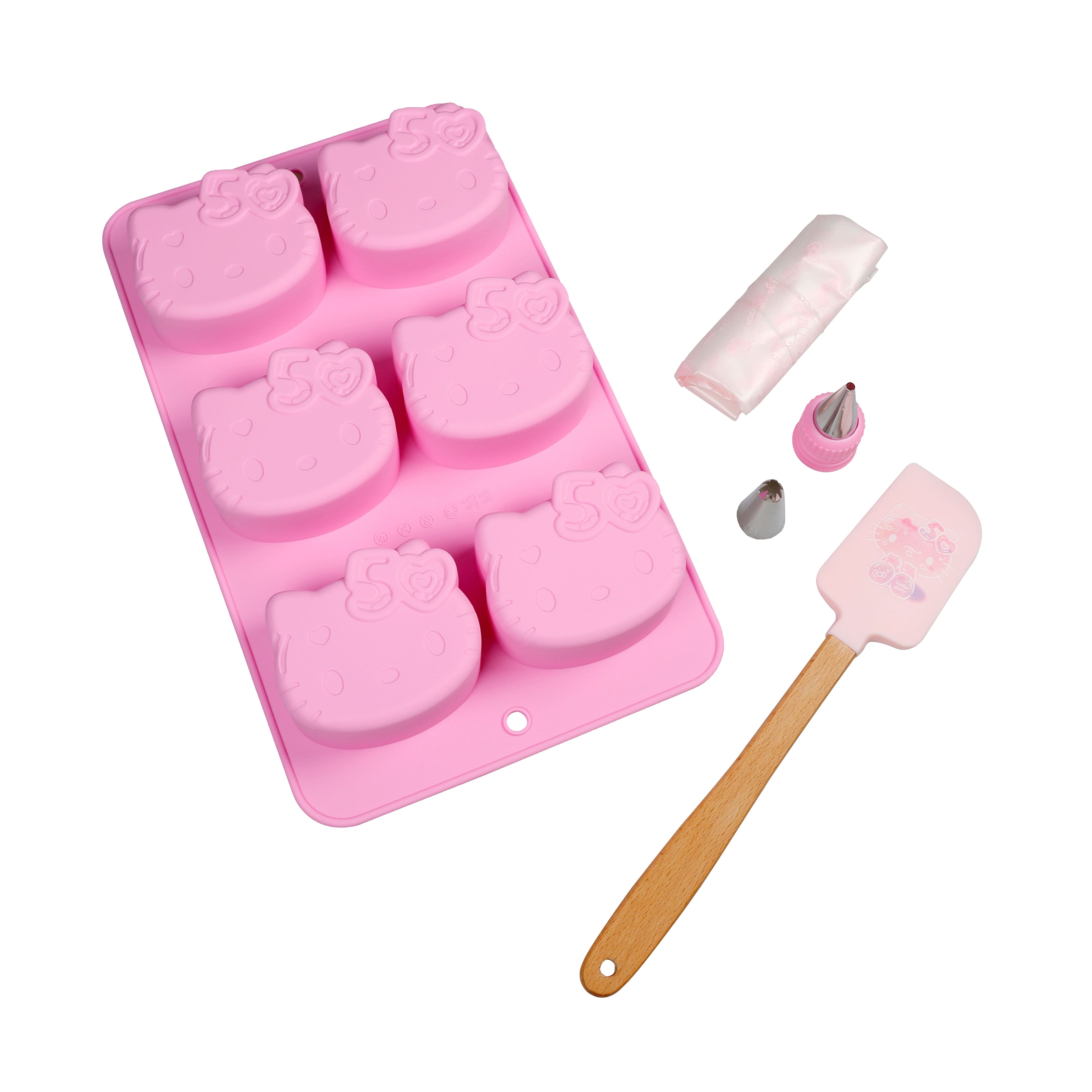 Handstand Kitchen Hello Kitty&#xAE; 50th Anniversary Cupcake Making Set