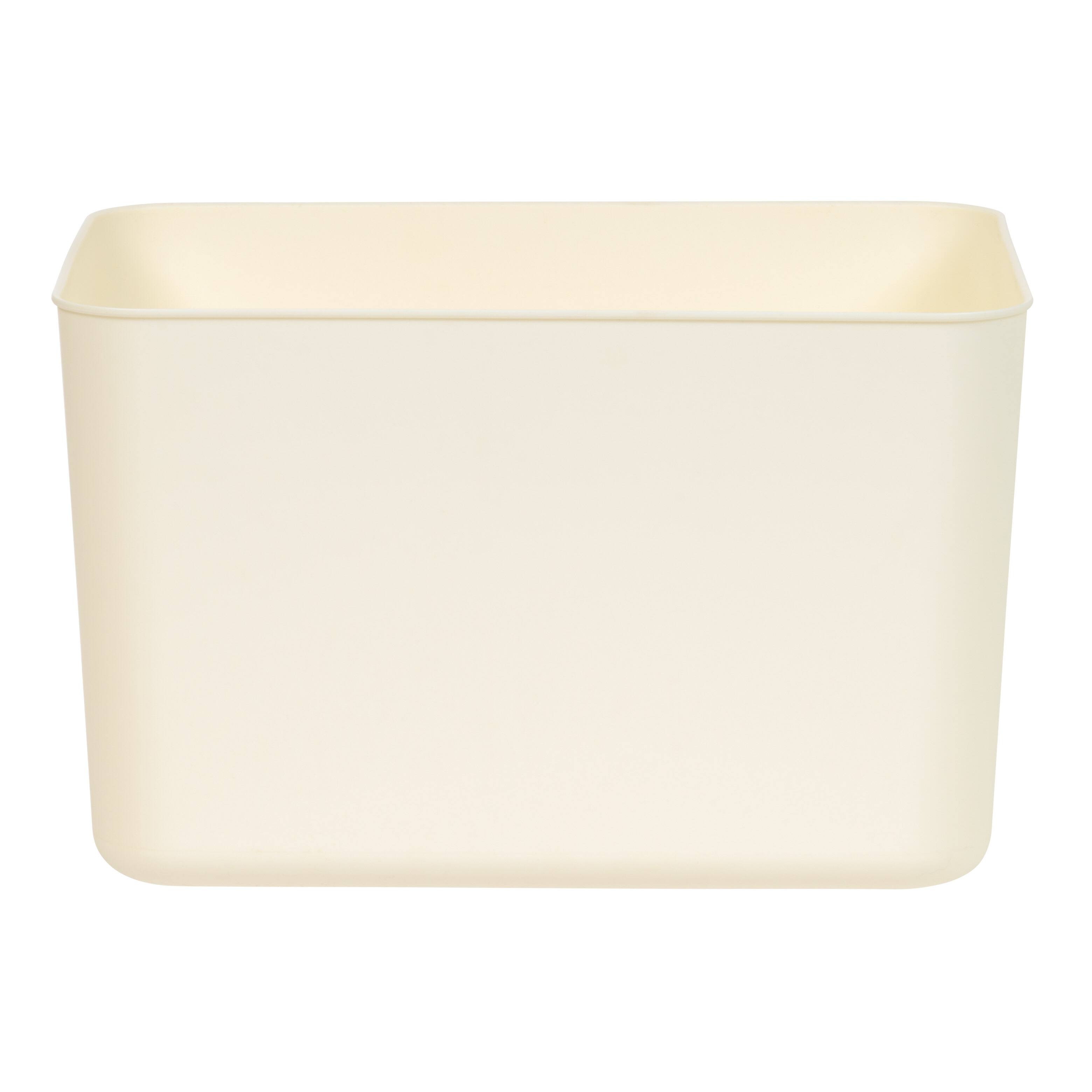 IRIS® Large Cream Nestable Storage Organizer Bins, 4ct.