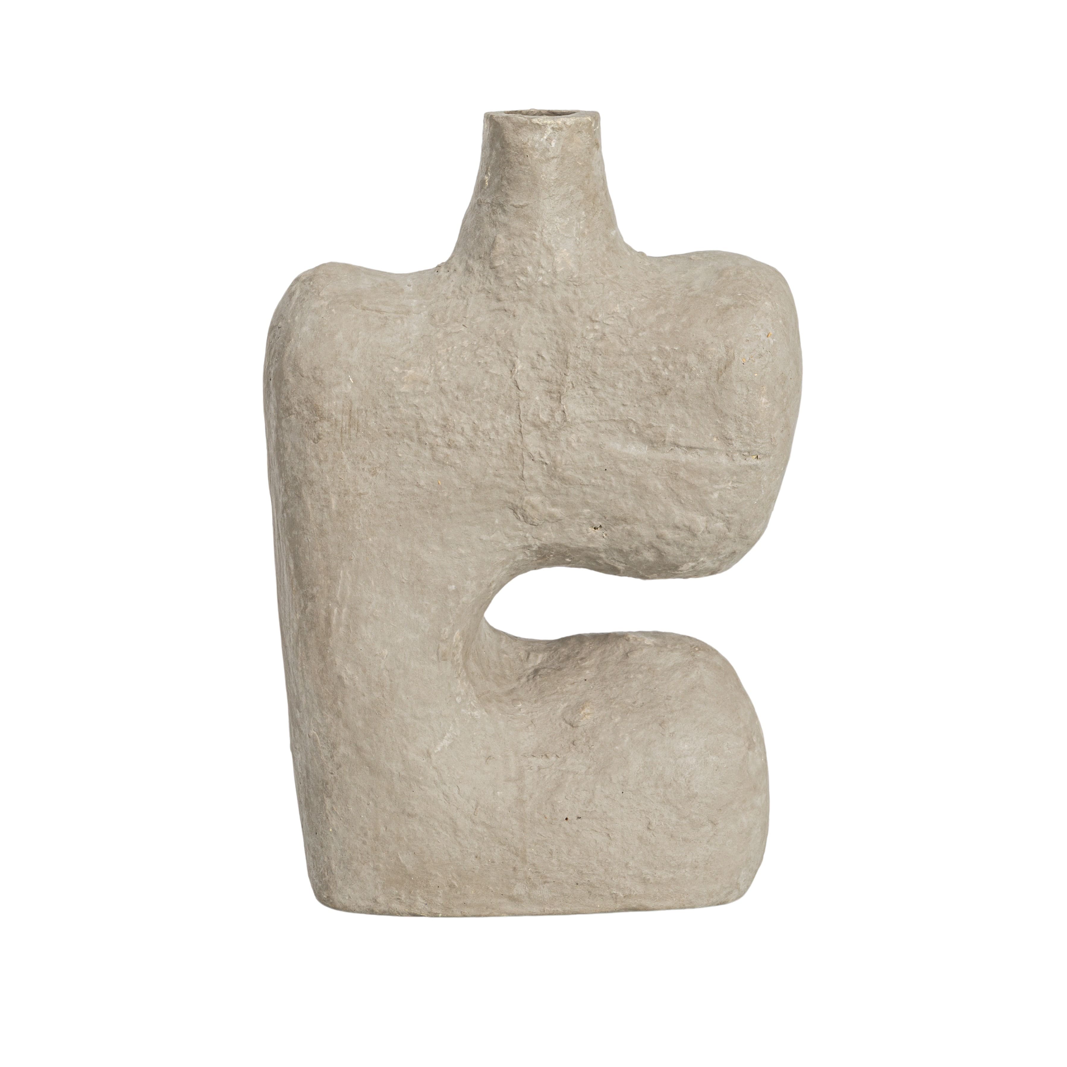 Hello Honey® 14" Modern Abstract Decorative Paper Mache Vase