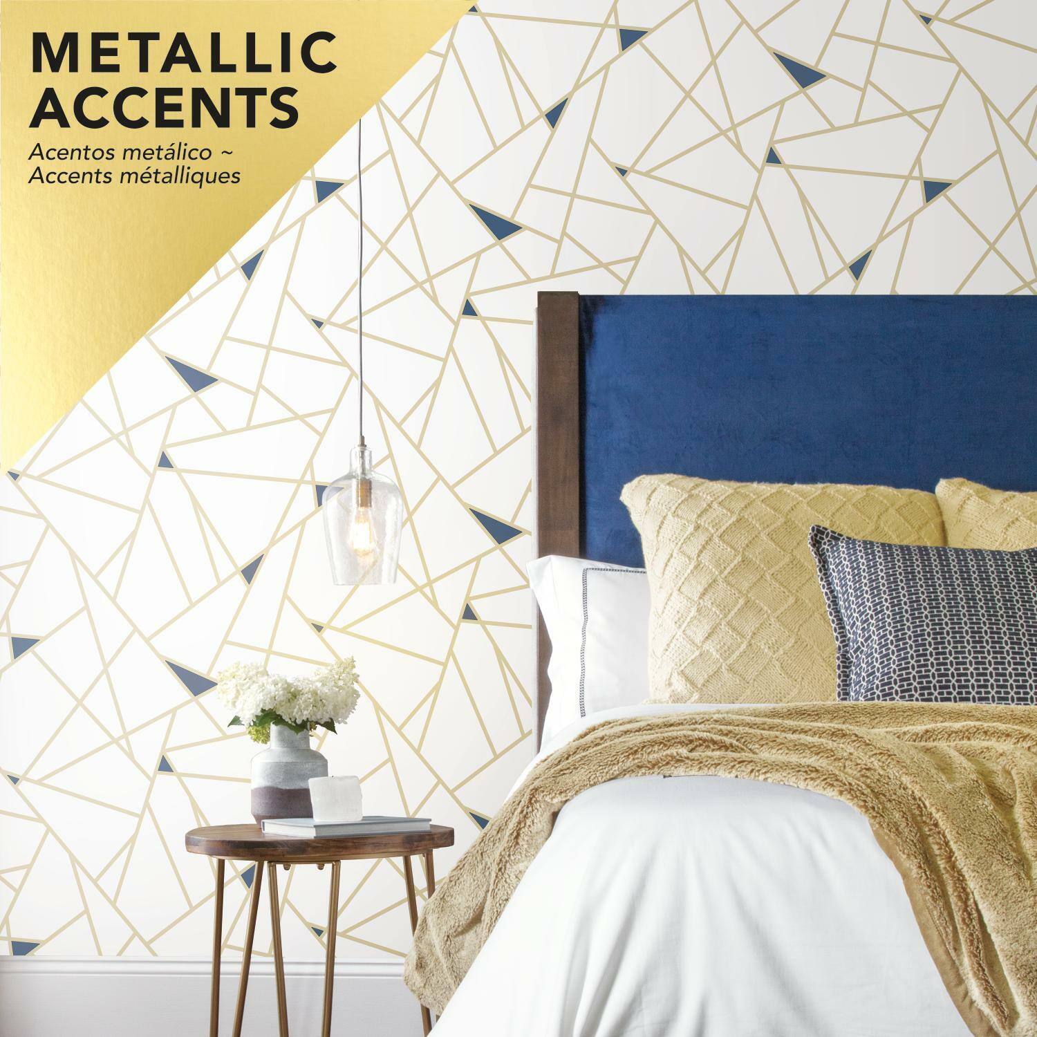 RoomMates Fracture Peel &#x26; Stick Wallpaper