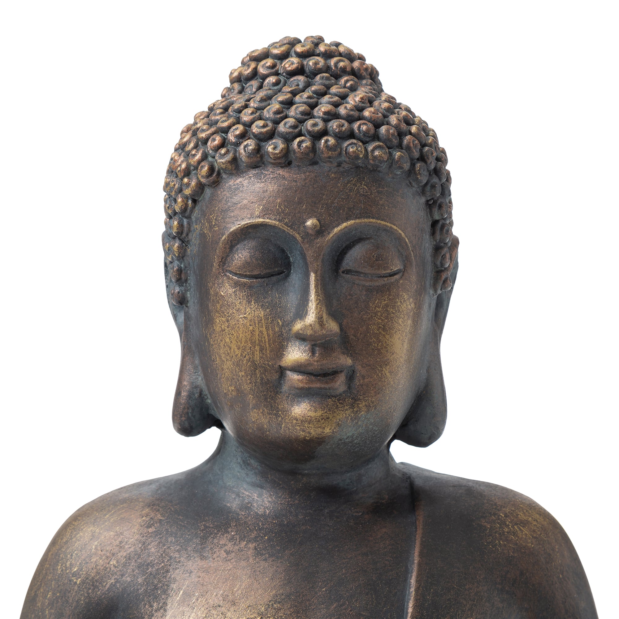 Glitzhome&#xAE; 19&#x22; Meditating Buddha Statue