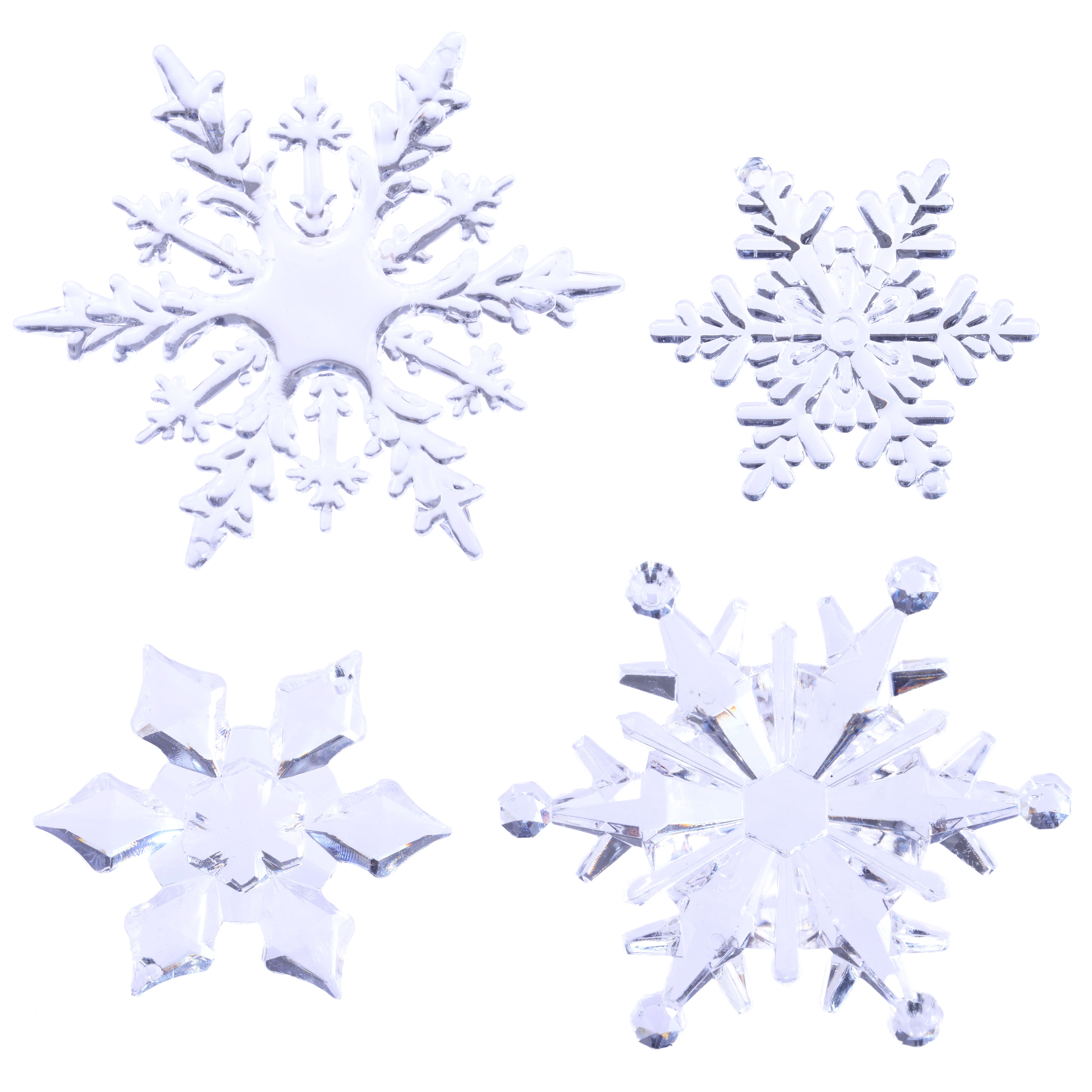 Clear Snowflake Decorative Filler, 10ct. by Ashland&#xAE;