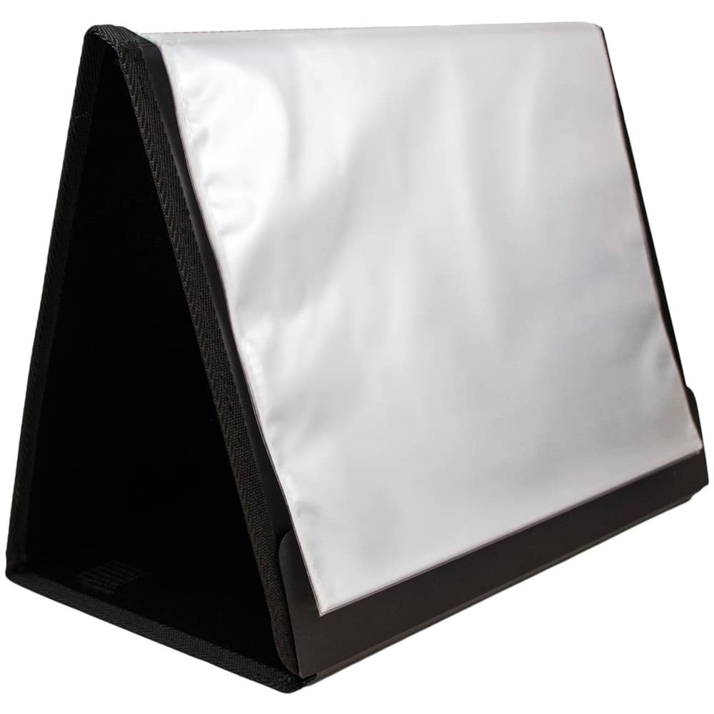 JAM Paper Black Easel Fold Booklet Style Display Book