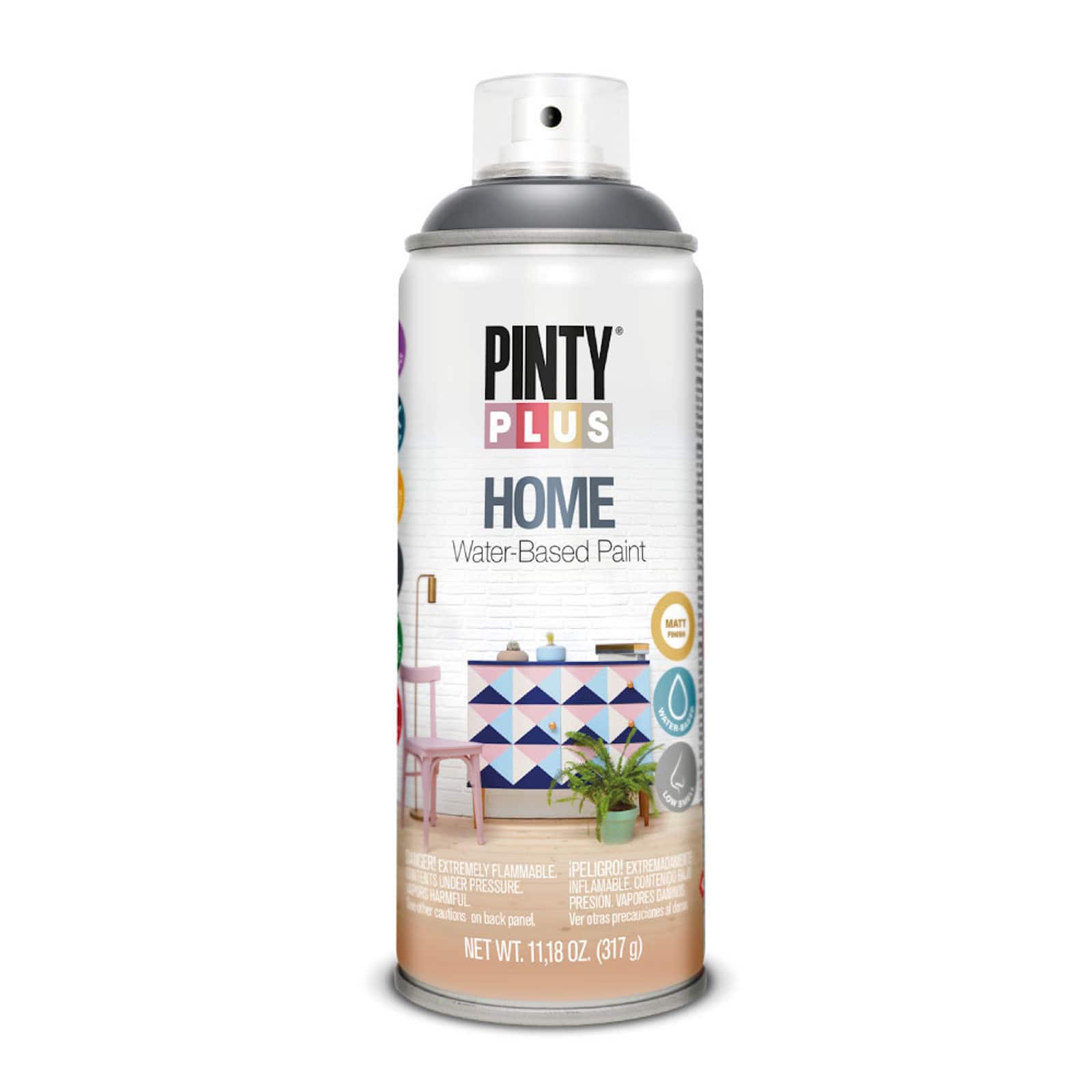 Pintyplus Home Water-Based Spray Paint, 11.18oz.