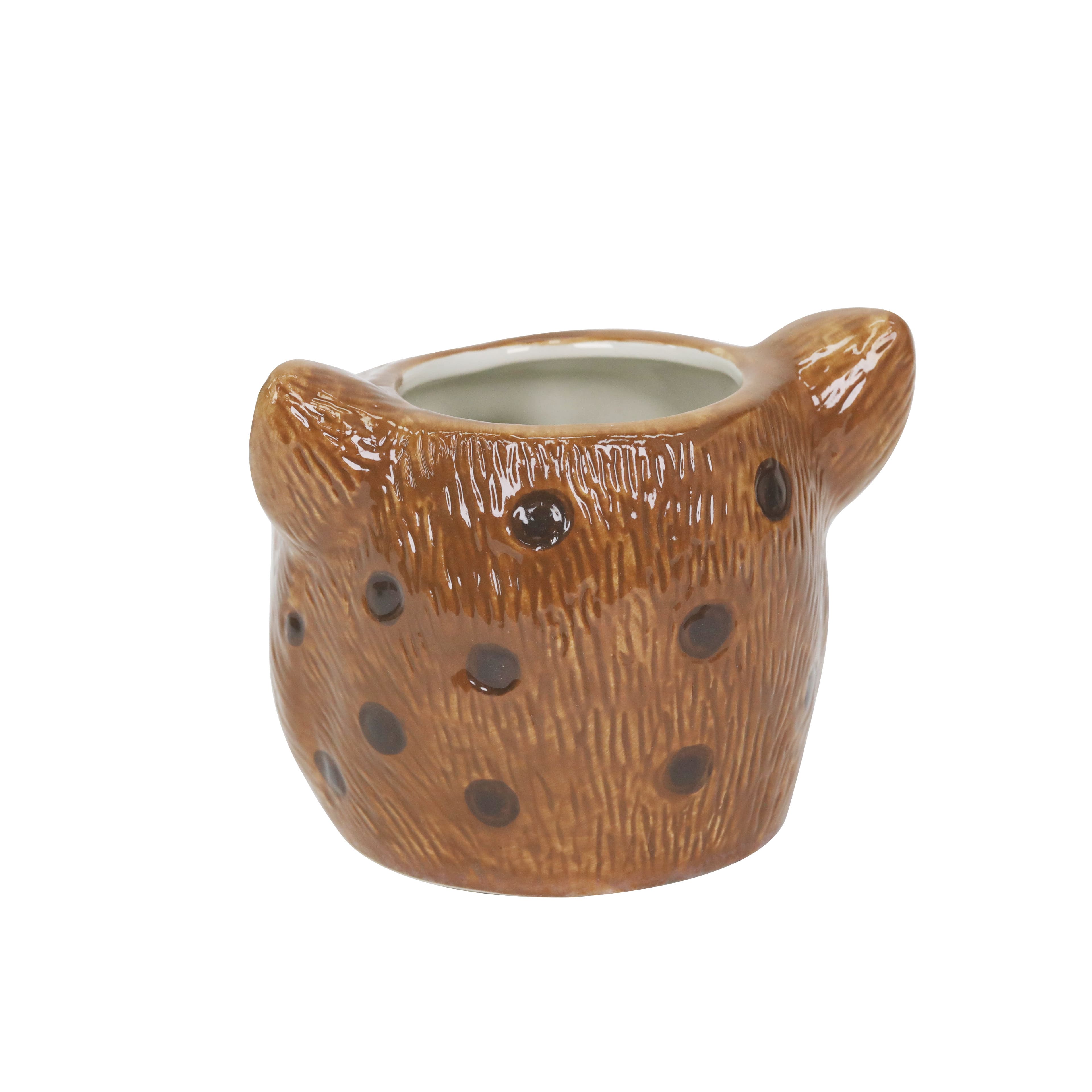 5.5&#x22; Cheetah Head Ceramic Container by Ashland&#xAE;