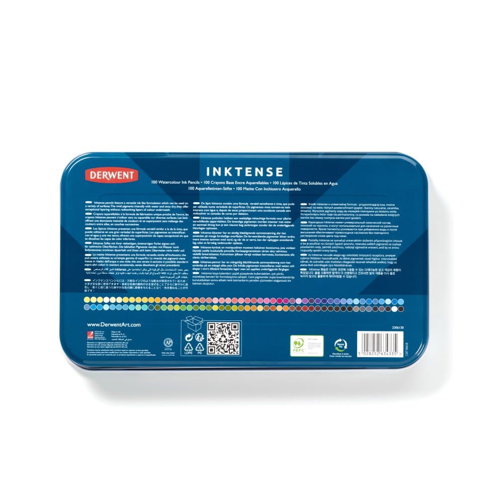 Derwent Inktense 100 Watercolor Ink Pencil Set