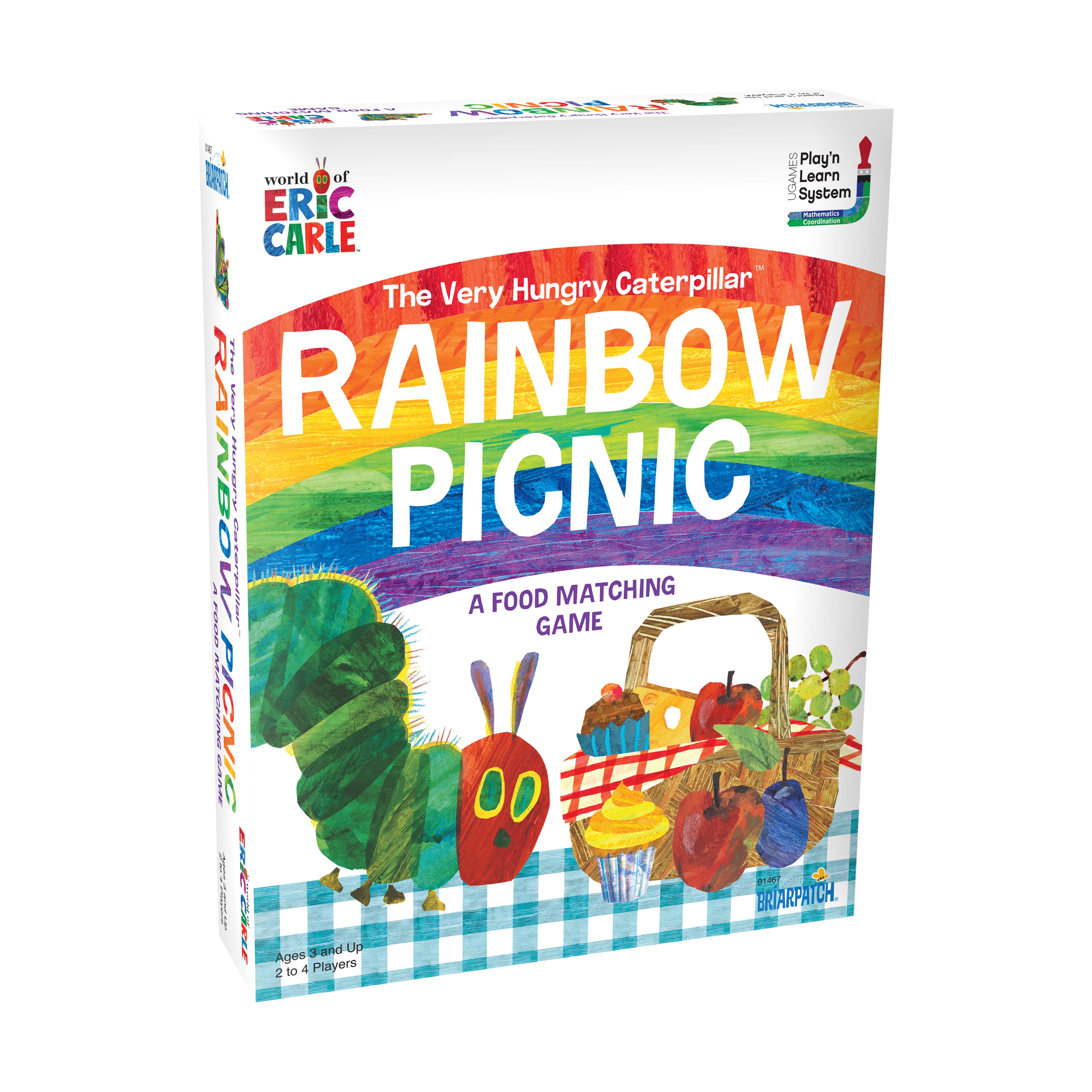 The World of Eric Carle - The Very Hungry Caterpillar Rainbow Picnic Food Matching Game