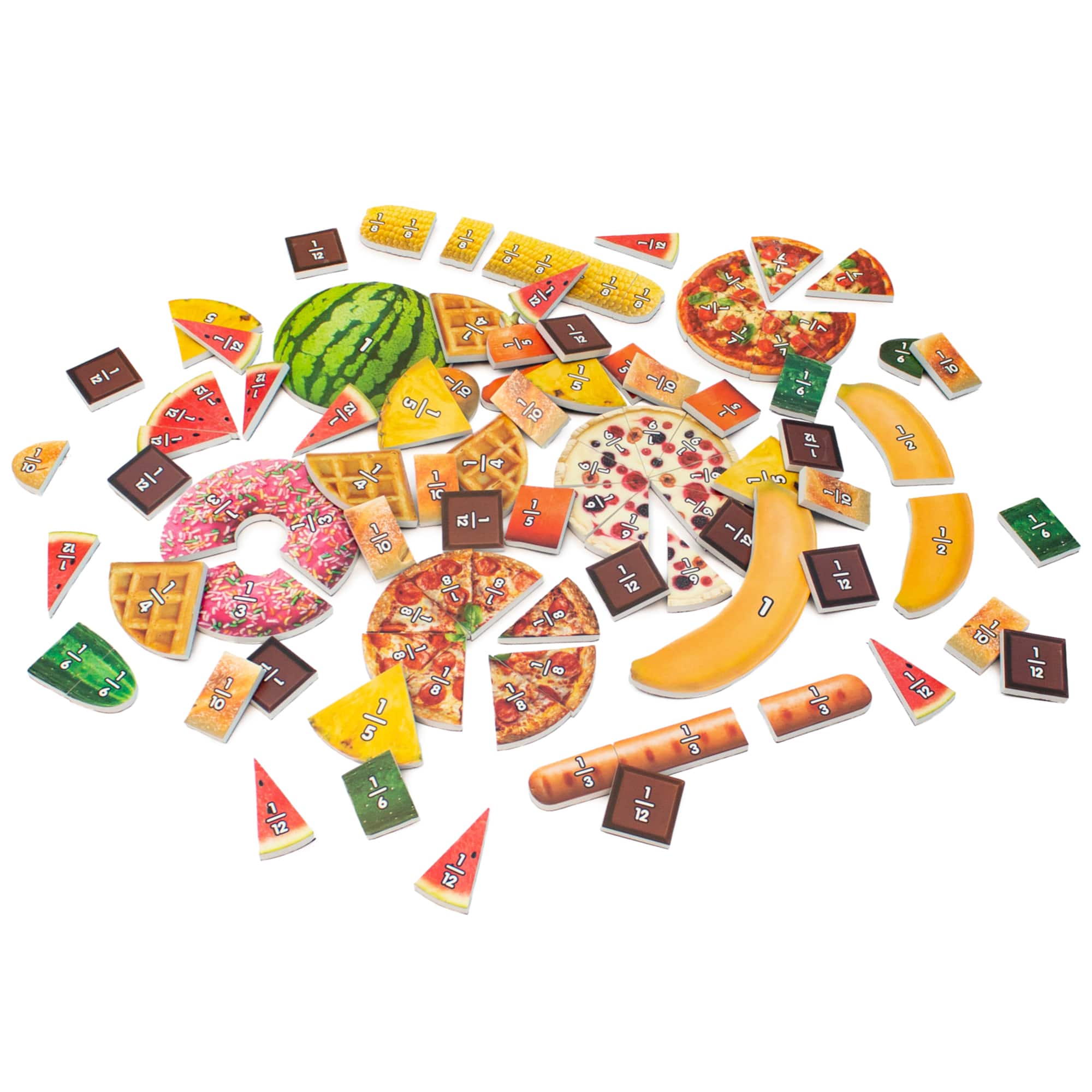 Junior Learning® Food Fractions Educational Learning Set