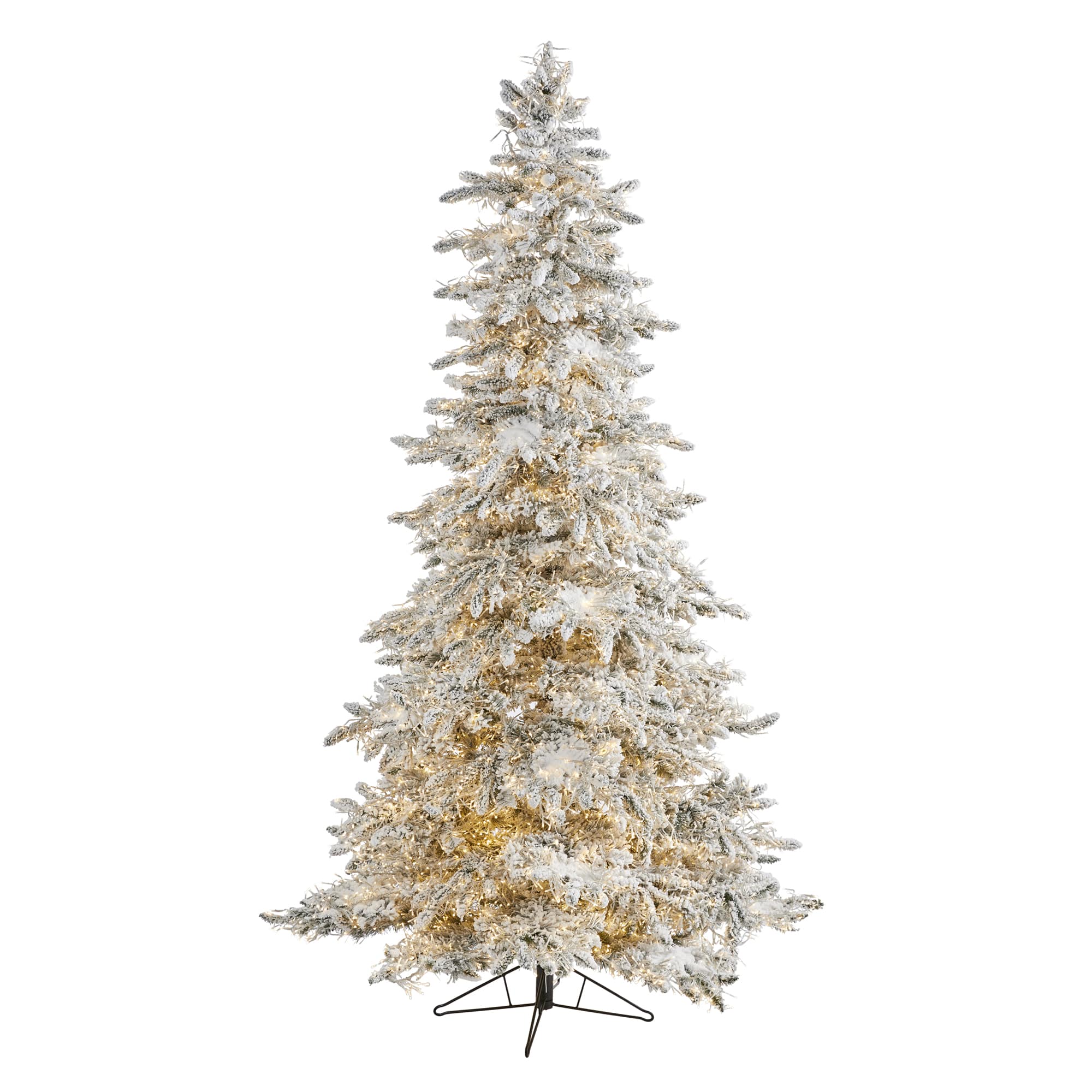 5' Flocked Grand Northern Rocky Fir Artificial Christmas Tree with