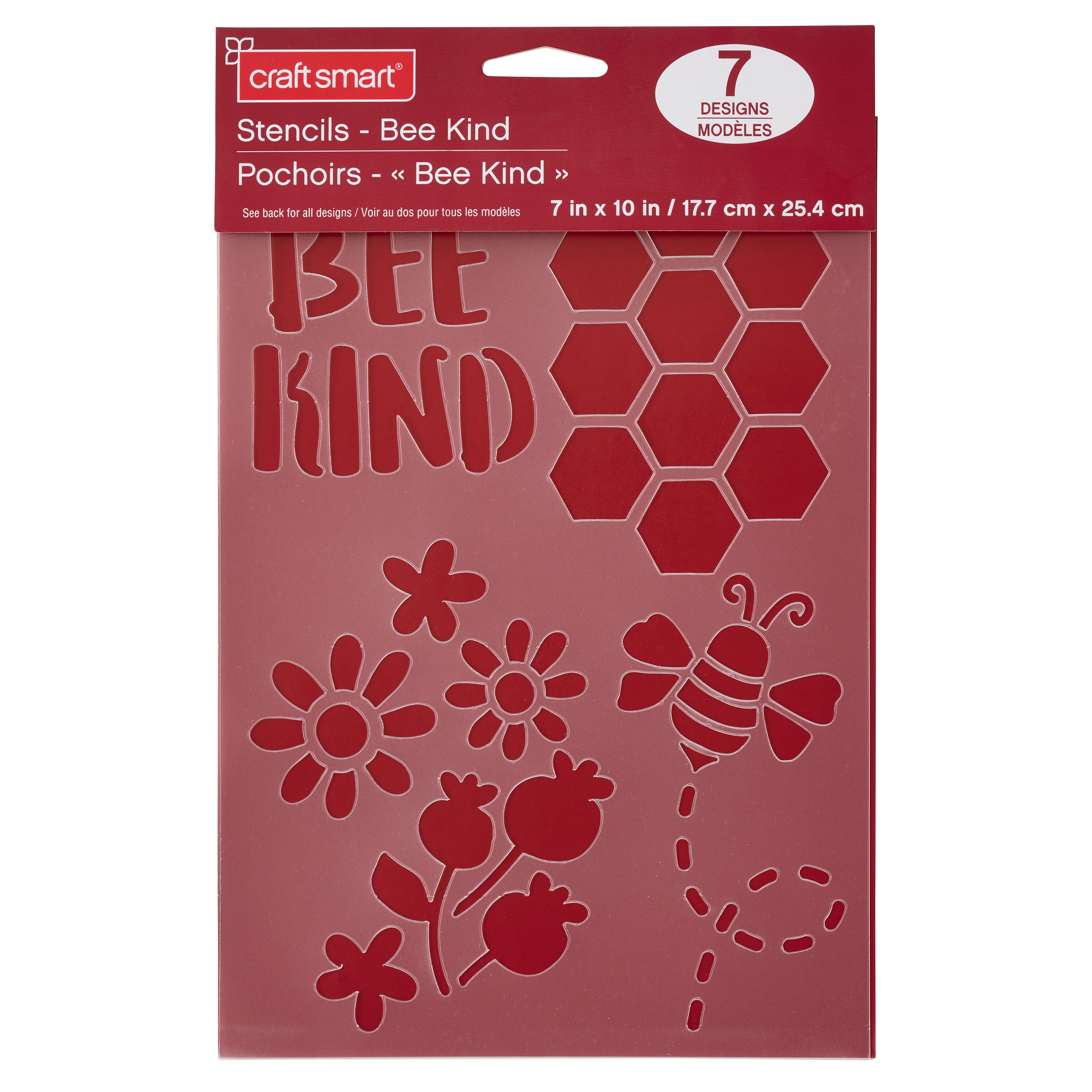 12 Pack: Bee Kind Stencils, 7" x 10" by Craft Smart®