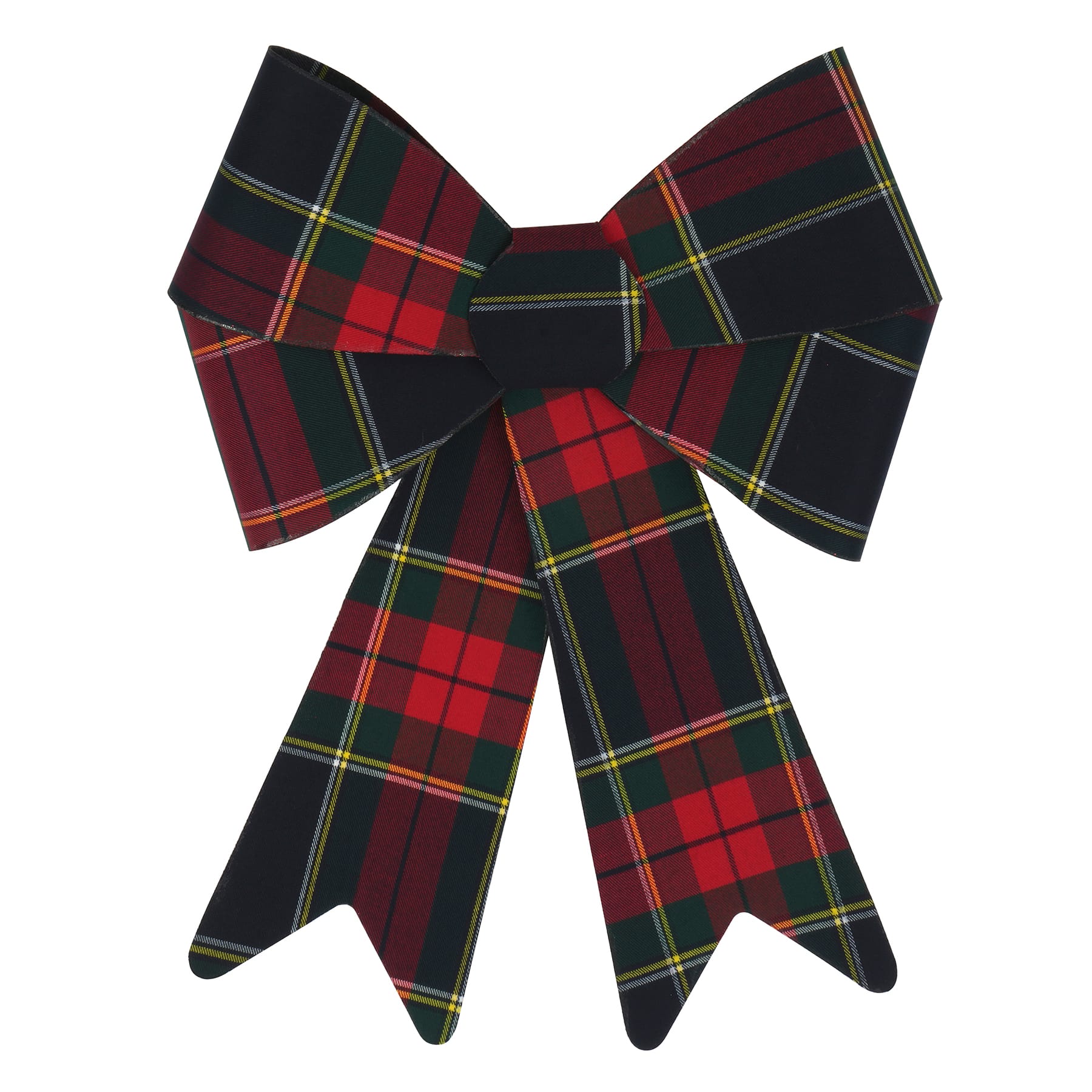 18&#x22; Red Plaid Christmas Bow by Celebrate It&#x2122;