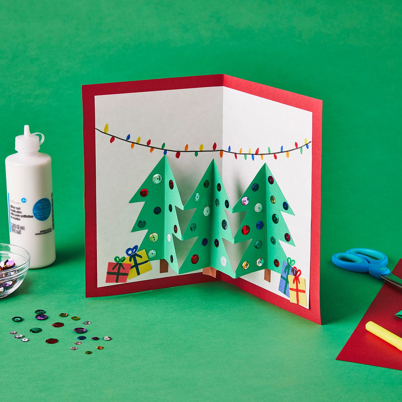 Pop-Up Christmas Tree Card, Projects