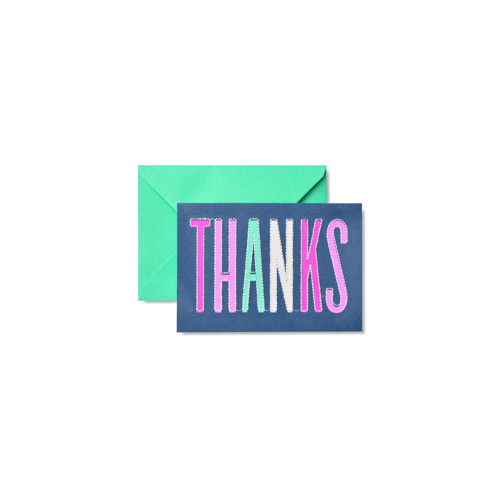 Hot Hues Cool Tones Stitched Detail Thank You Cards | Michaels