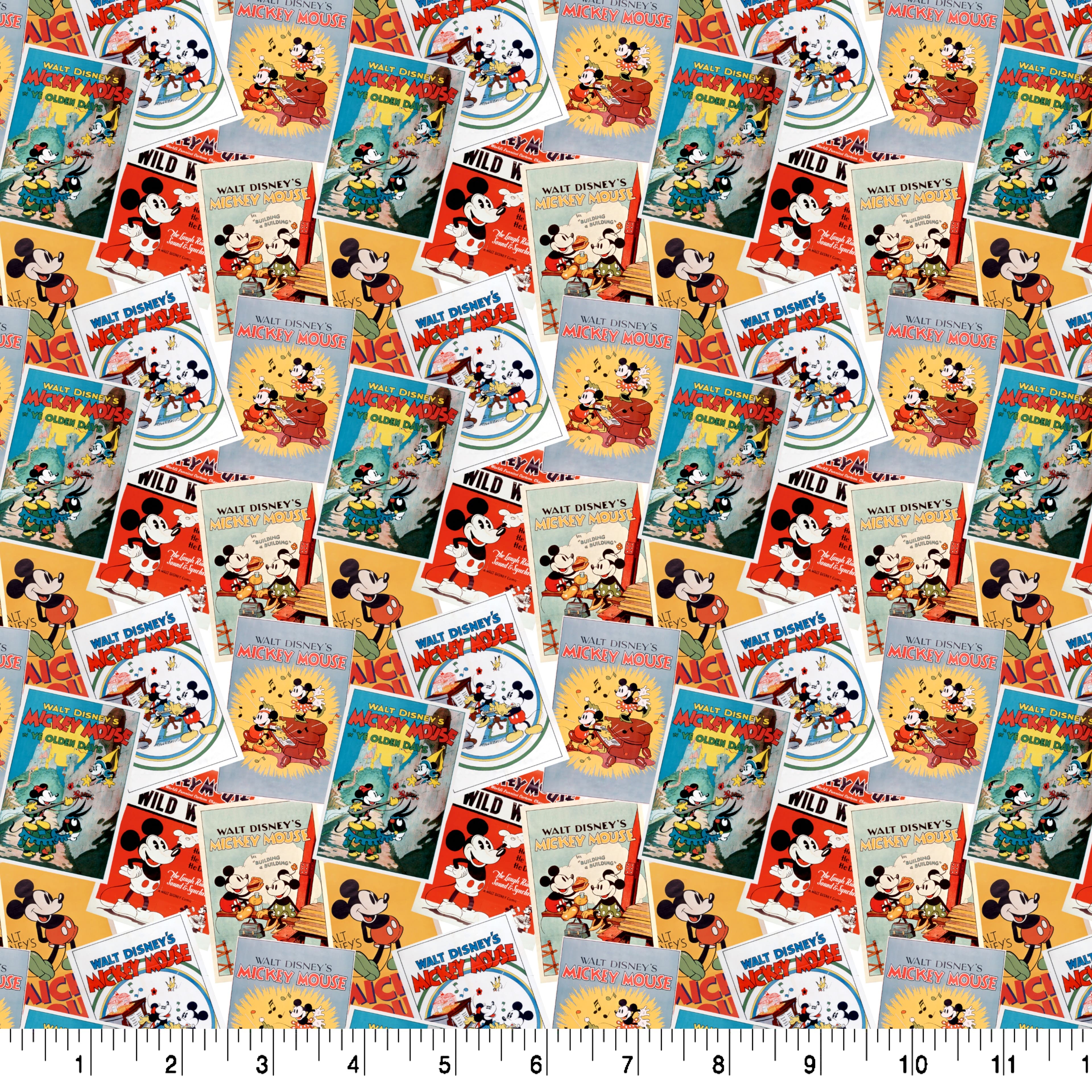 Disney® Mickey Mouse Poster Pack Cotton Fabric