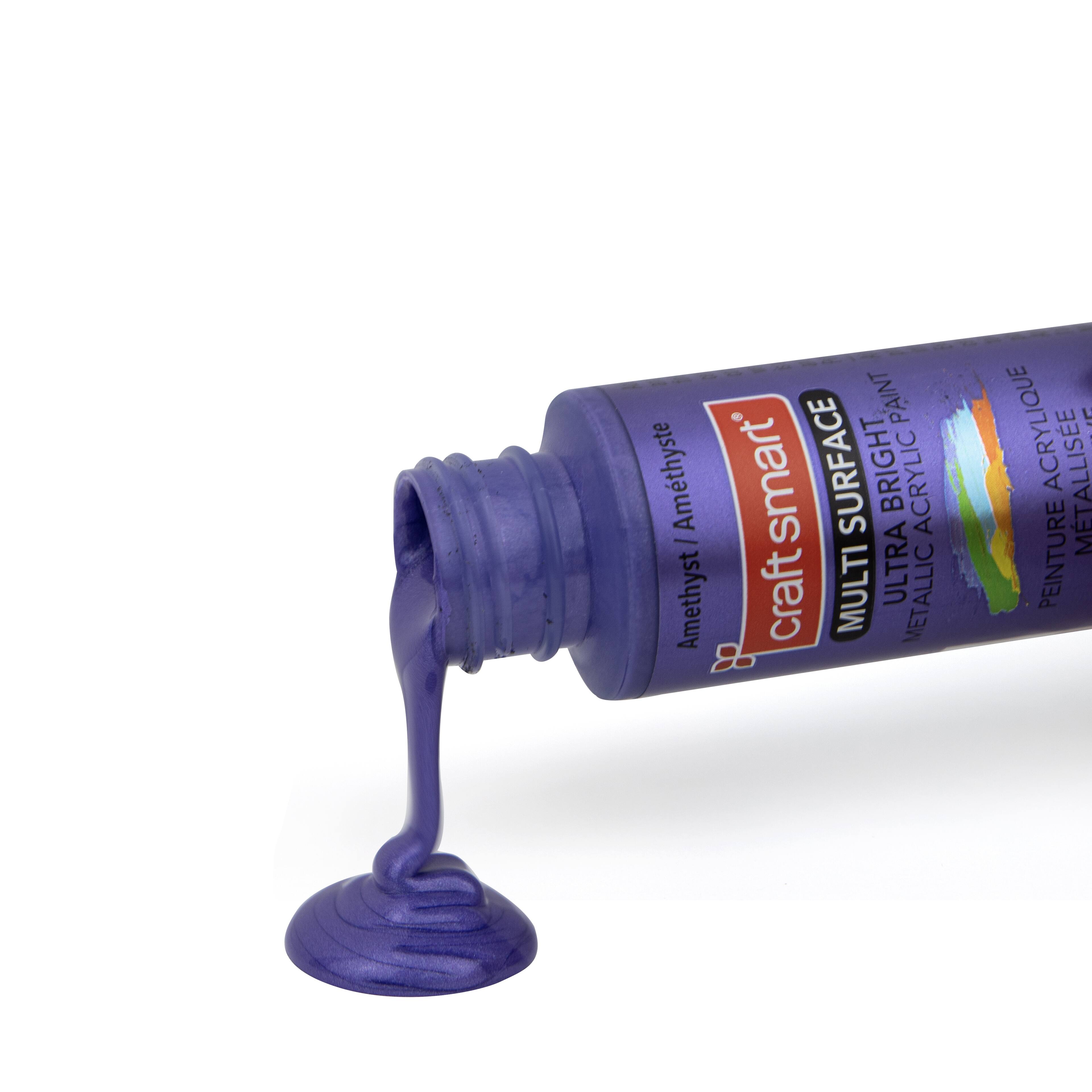 12 Pack: Premium Ultra Bright Metallic Paint by Craft Smart&#xAE;