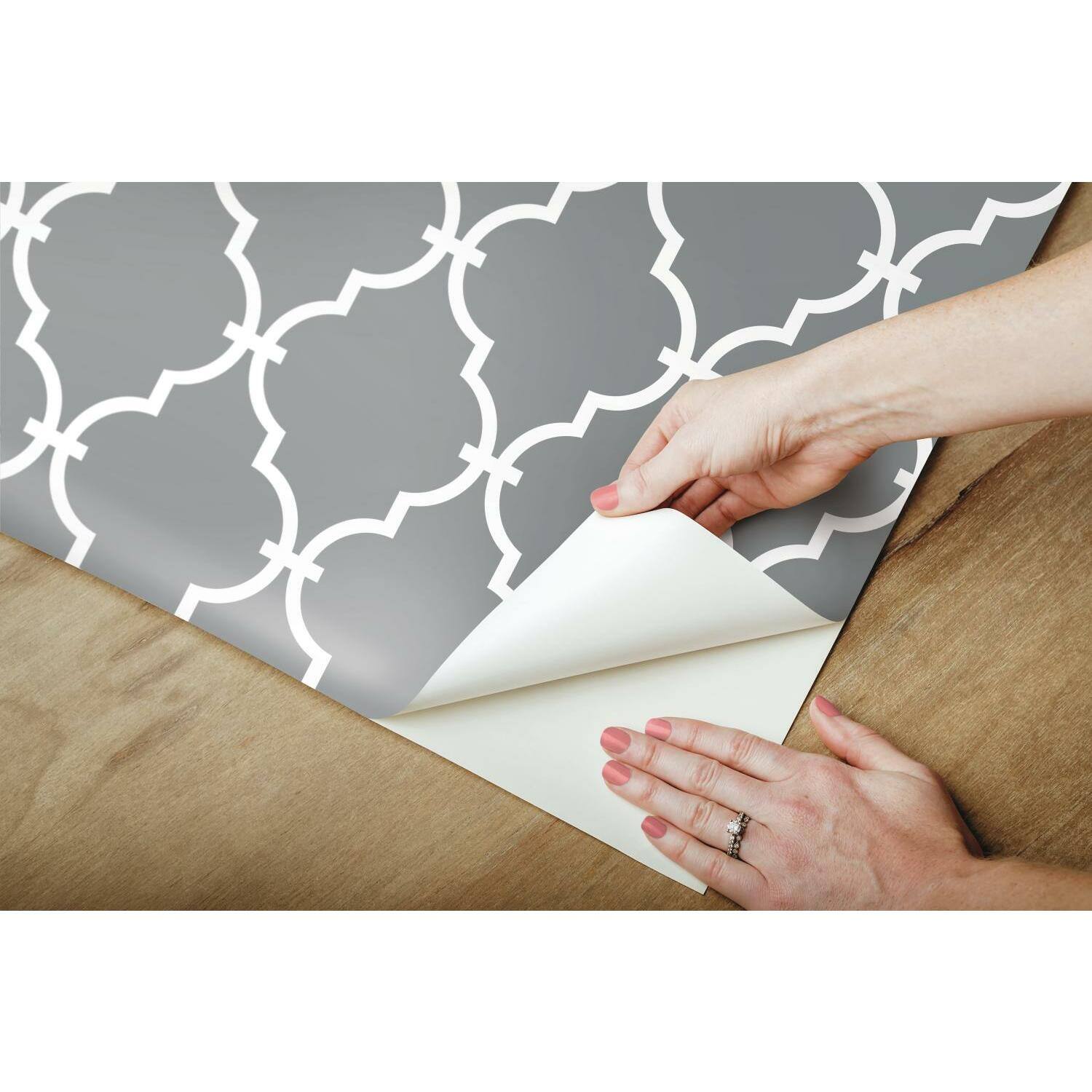 RoomMates Modern Trellis Peel &#x26; Stick Wallpaper