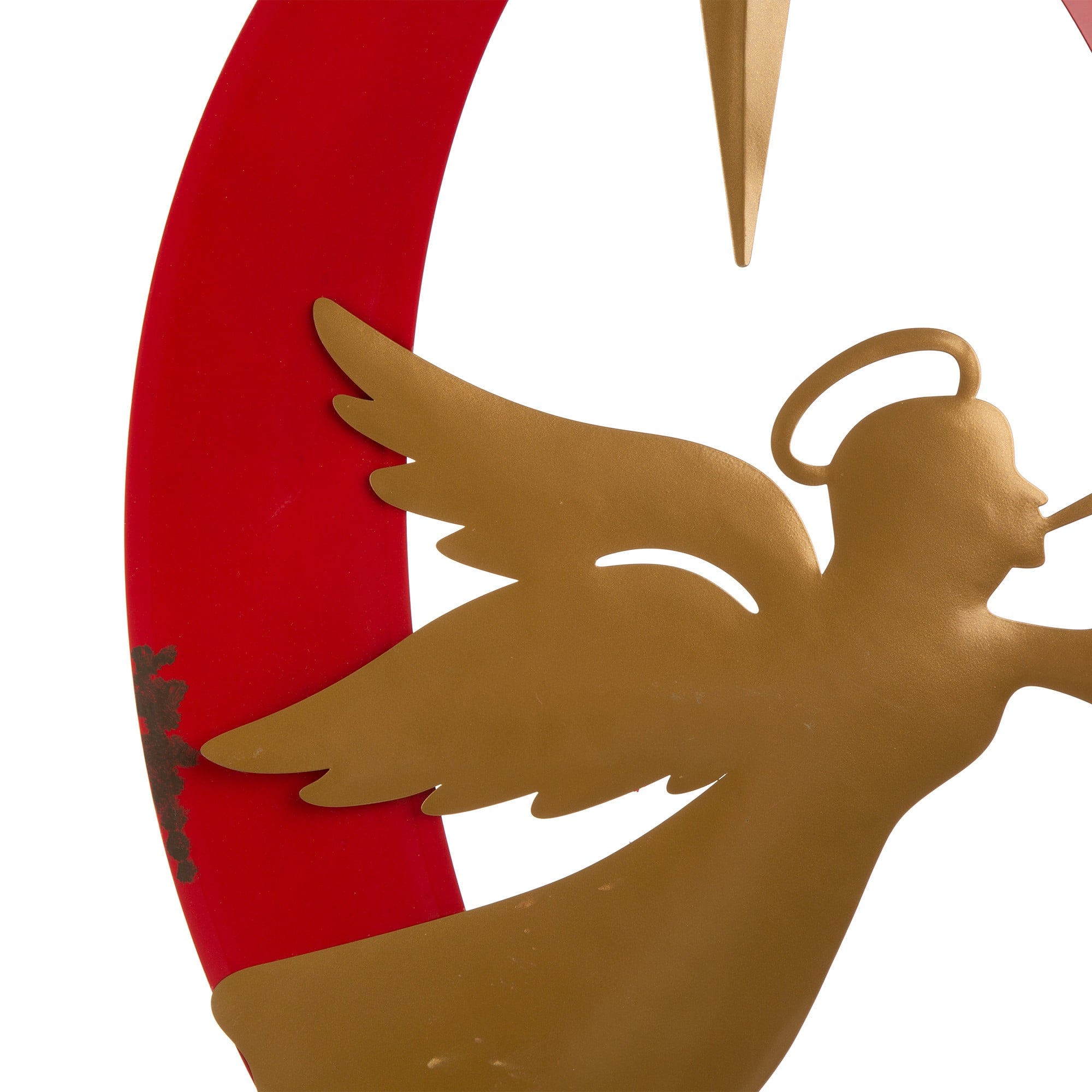 Glitzhome® 36" JOY Angel Yard Stake, Wall or Standing Décor