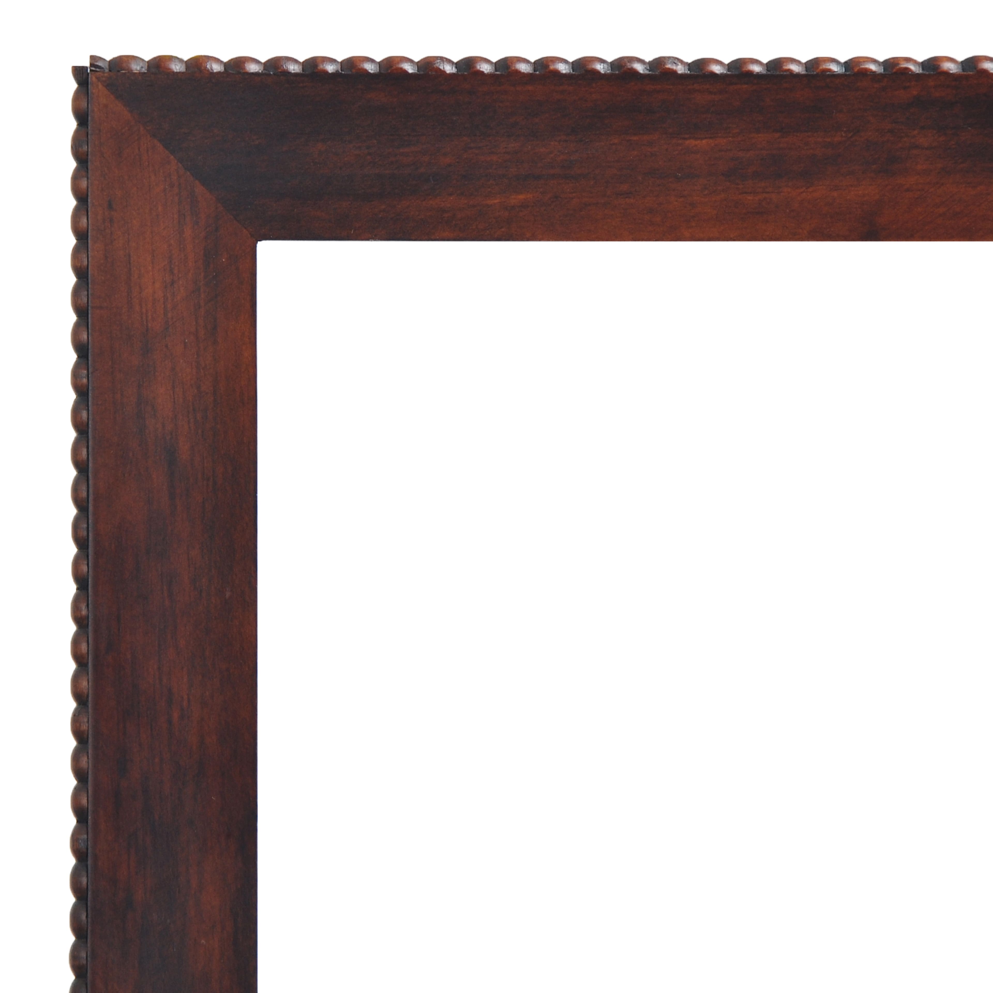 Home Brown with Beaded Edge Wood Wall Frame by Studio D&#xE9;cor&#xAE;