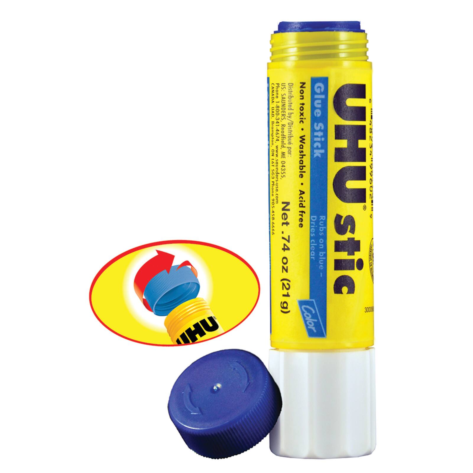 Buy in Bulk 24 Pack Uhu® Stic Purple Glue Stick Michaels