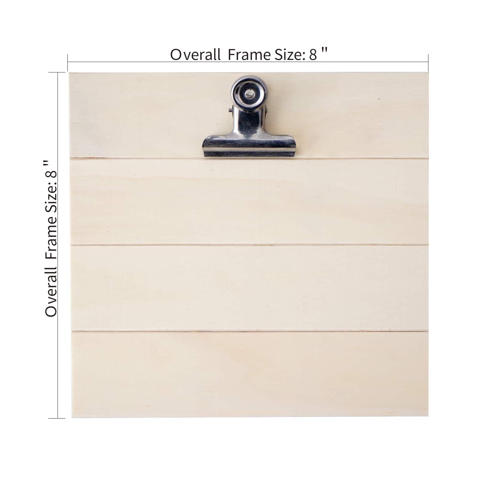 2 pcs Wooden Scrapbook Card Pendant Photo Clip Picture Frame Home Decor New