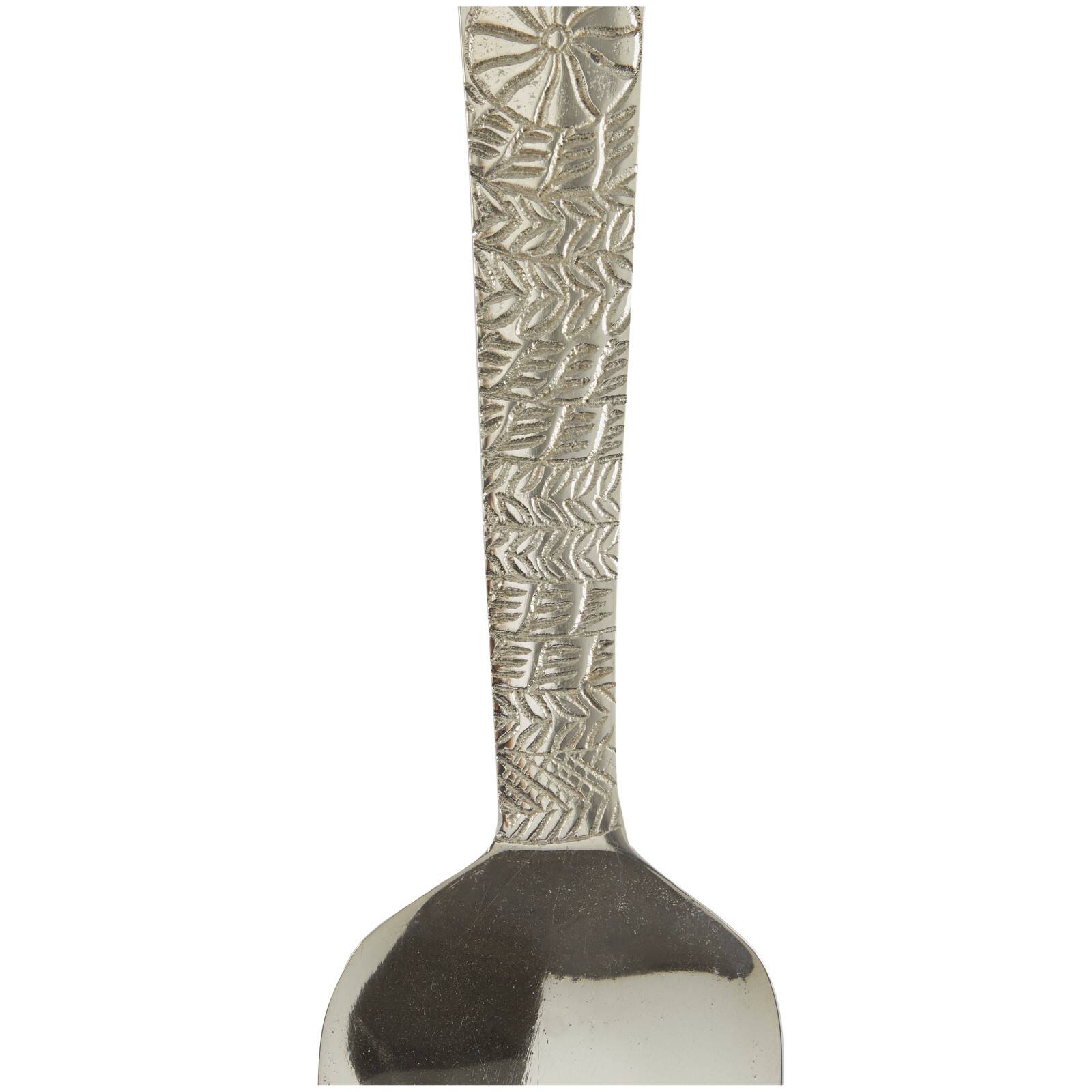Silver Aluminum Knife, Spoon and Fork Utensils Wall Decor Set of 3 23&#x22;, 23&#x22;, 23&#x22;