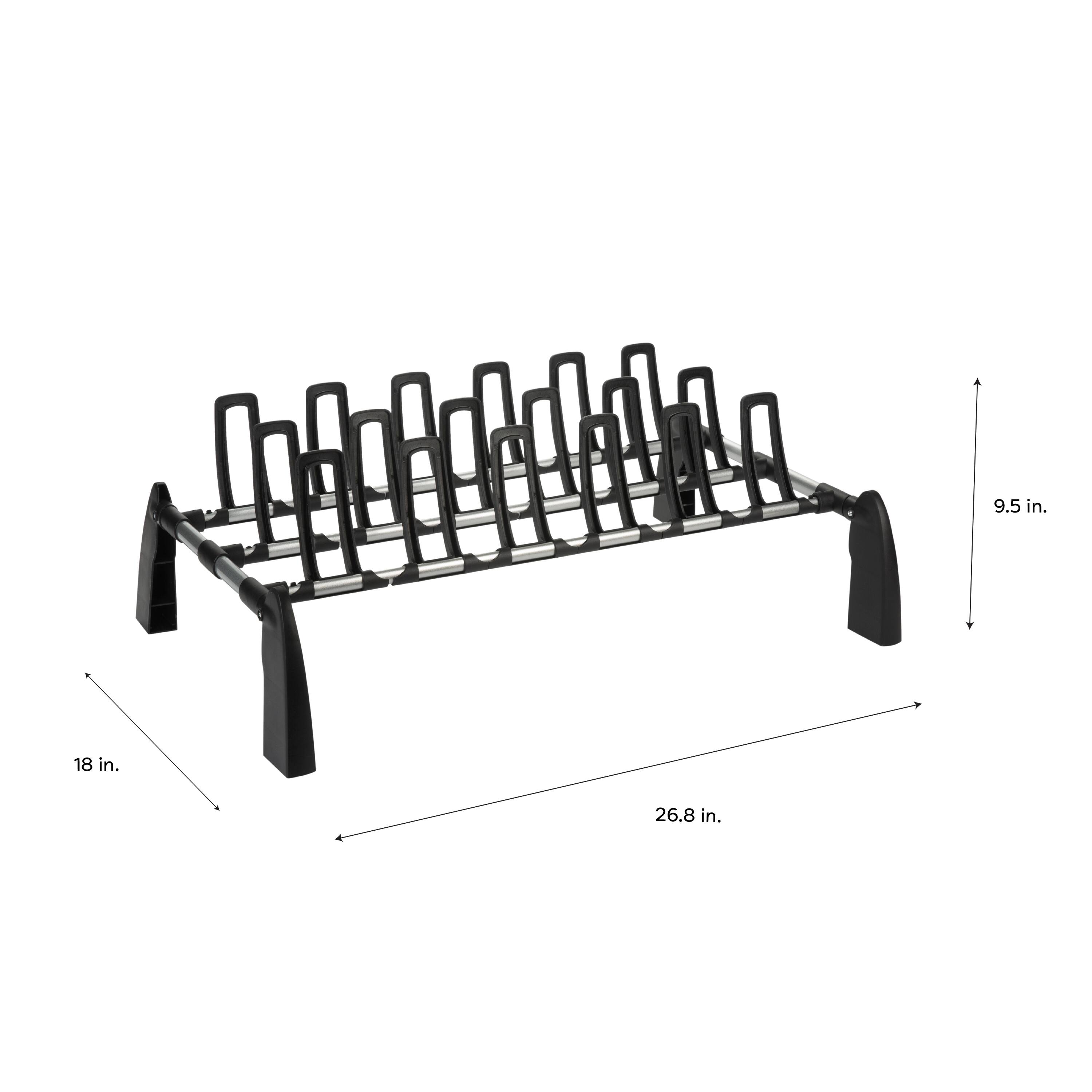 Organize It All 9 Pair Floor Shoe Rack