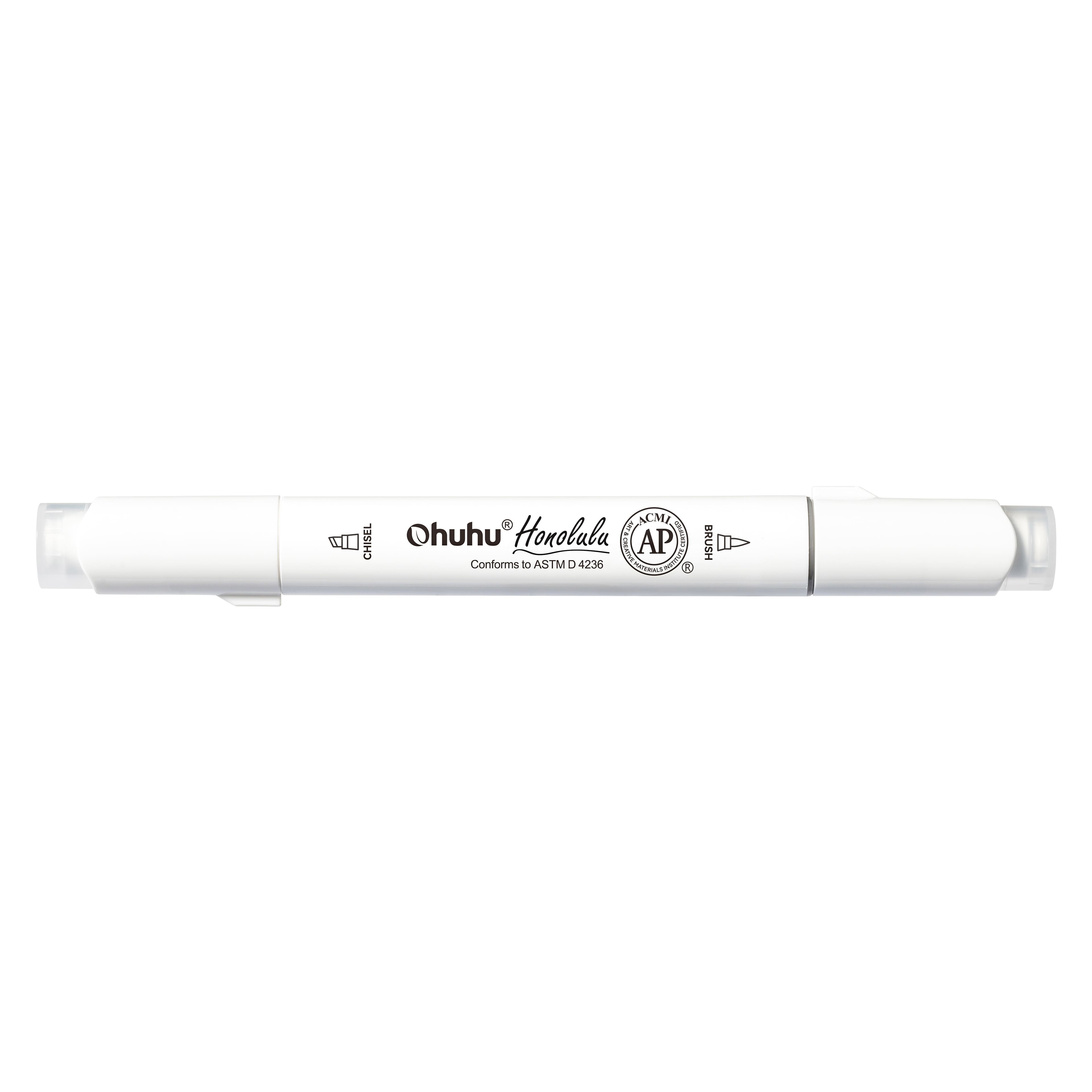 Ohuhu&#xAE; Honolulu Brush &#x26; Chisel Dual Tip Marker