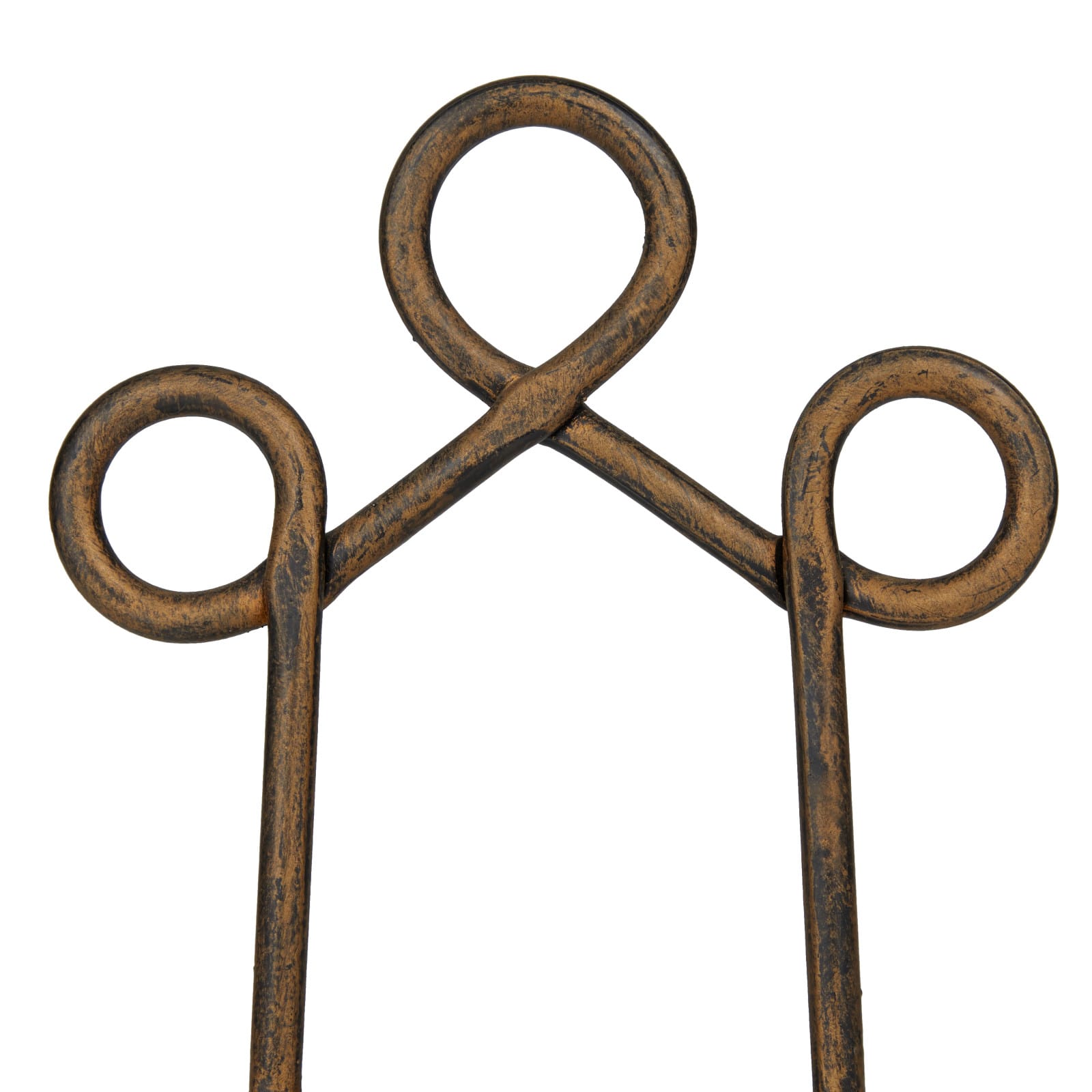 9&#x22; Brown Metal Traditional Easel