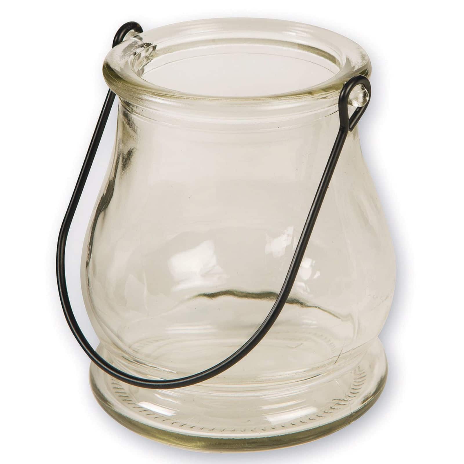 S&S® Worldwide Hanging Glass Jar, 12ct.