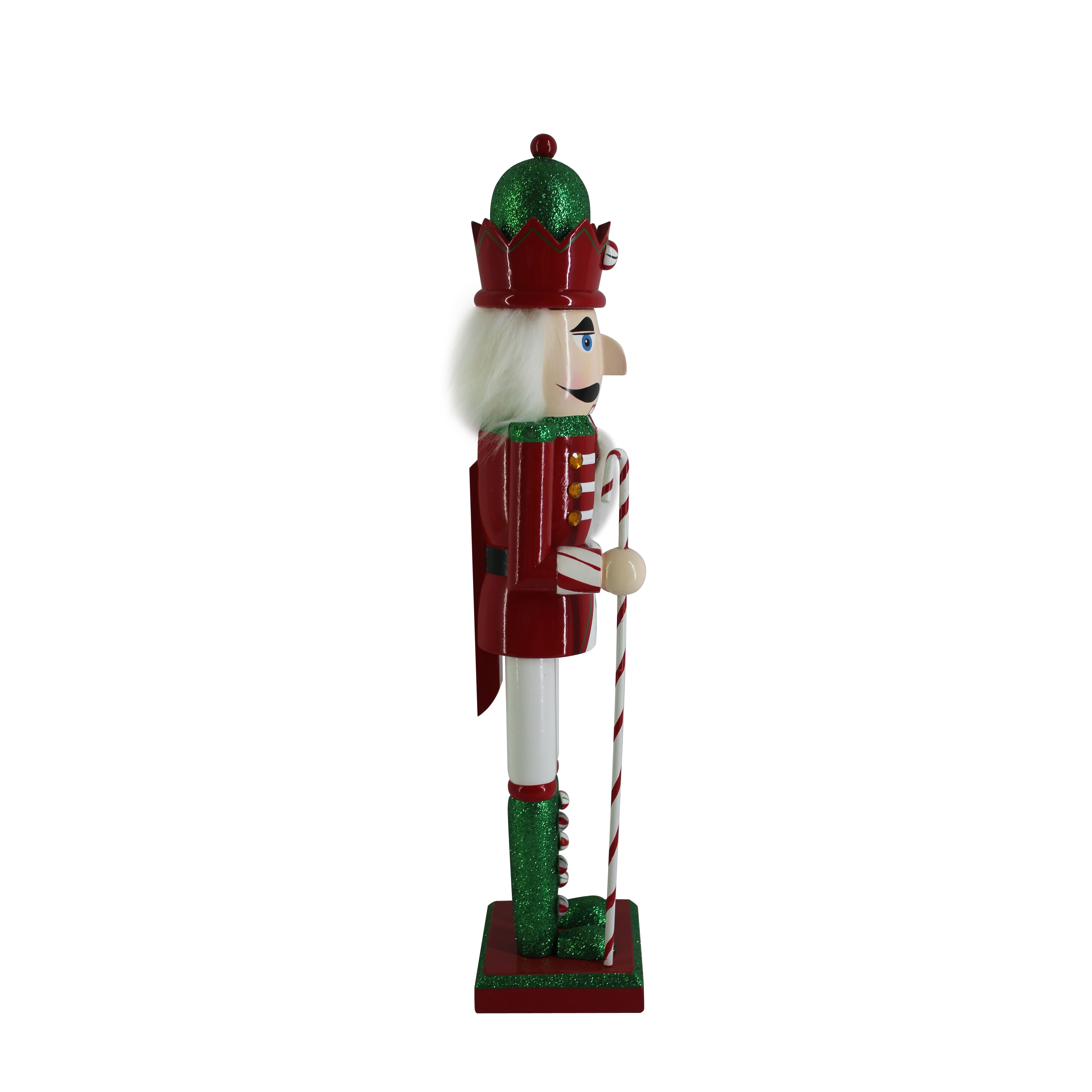 16&#x22; Red &#x26; White Candy Cane Nutcracker by Ashland&#xAE;