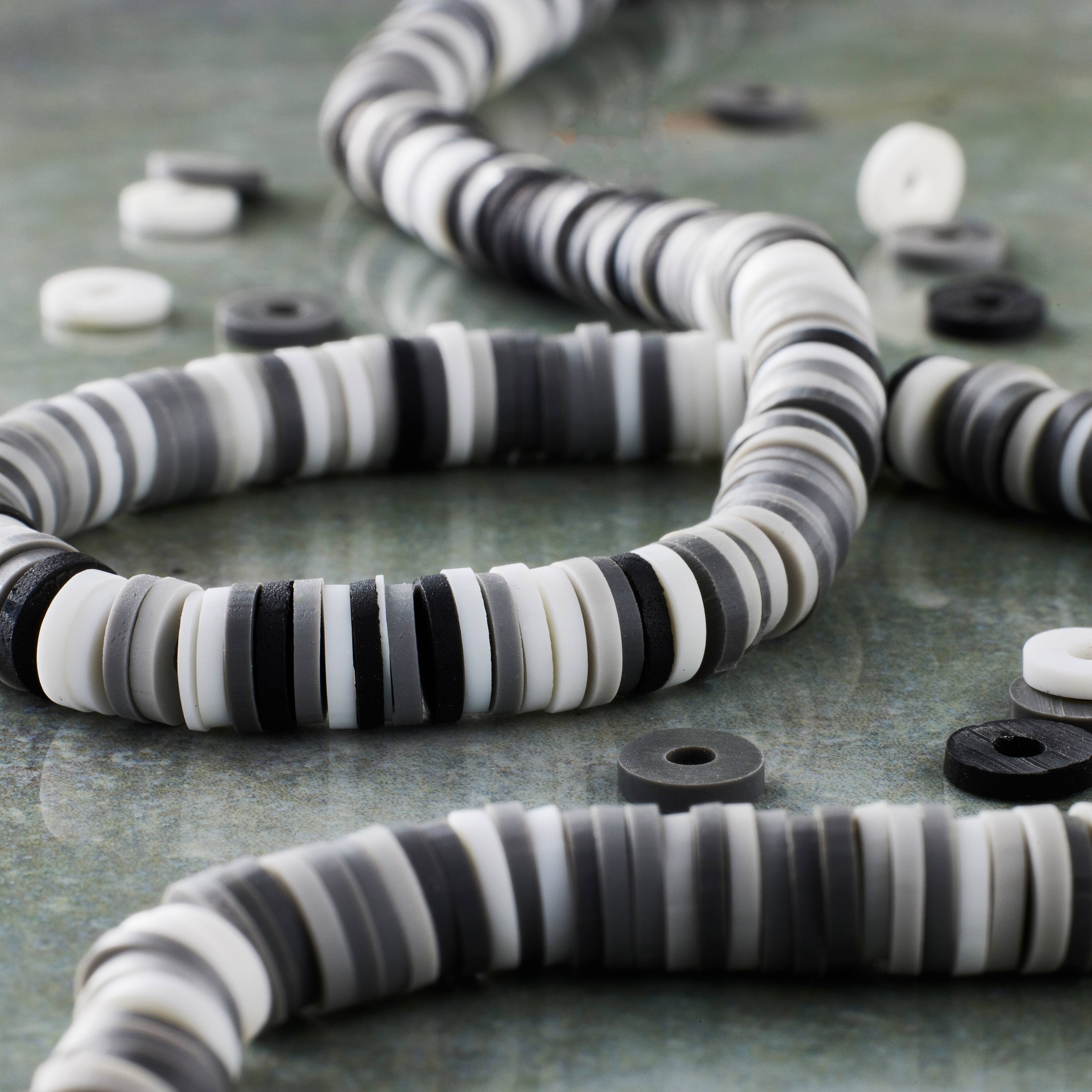 12 Pack: Clay Heishi Beads