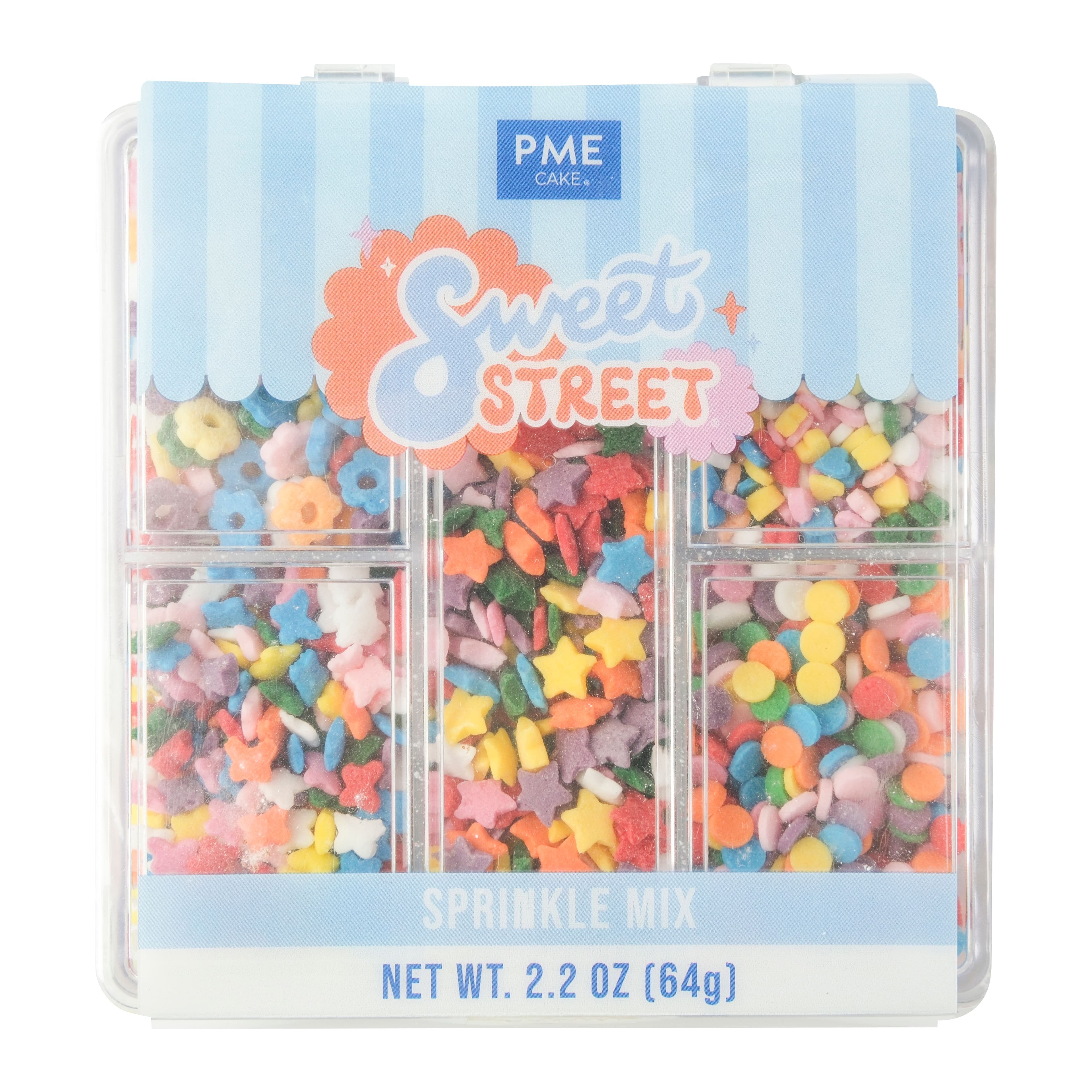 PME Cake Sweet Street&#xAE; Mini Rainbow Sprinkle Mix