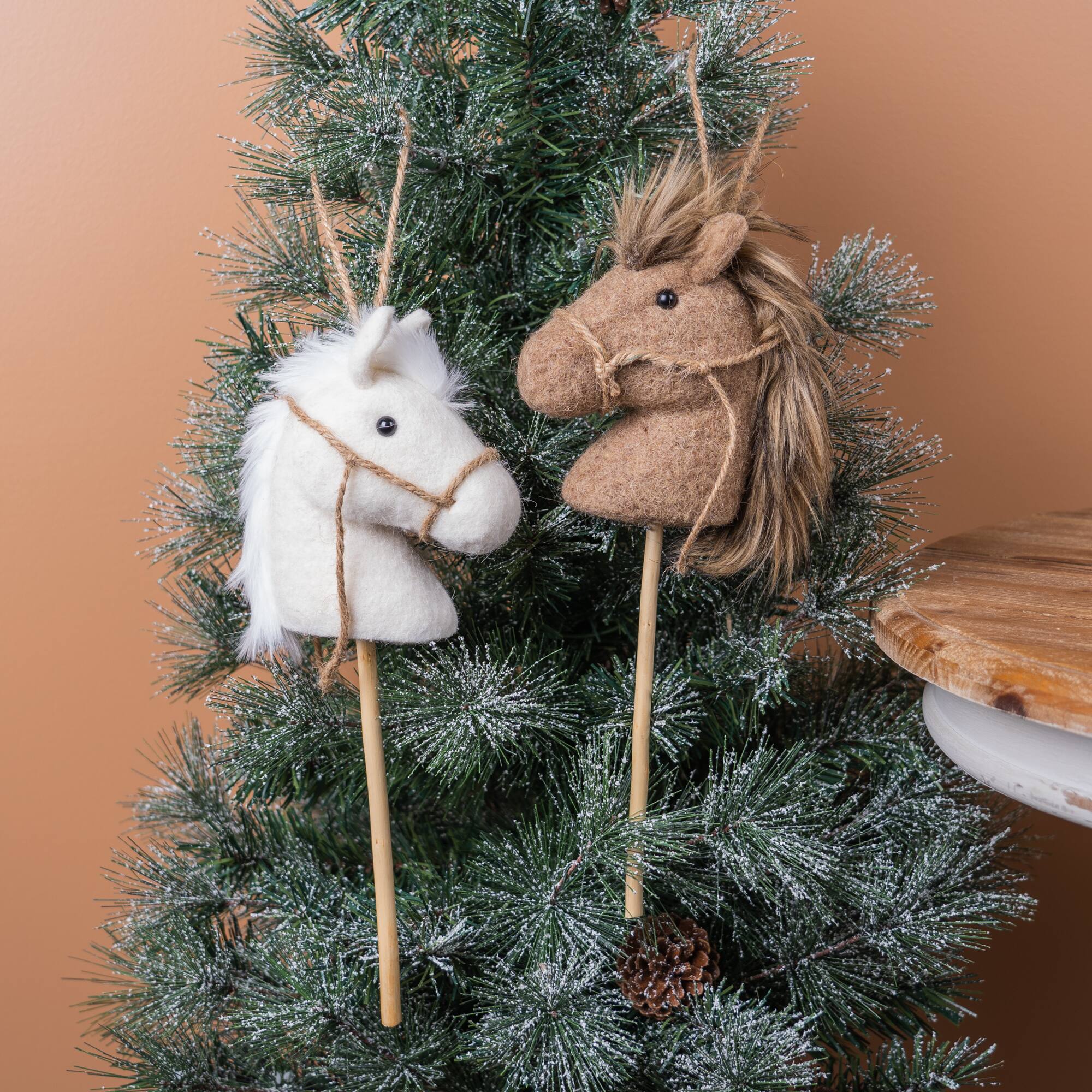 6ct. 14.25&#x22; Hobby Horse Ornament Set