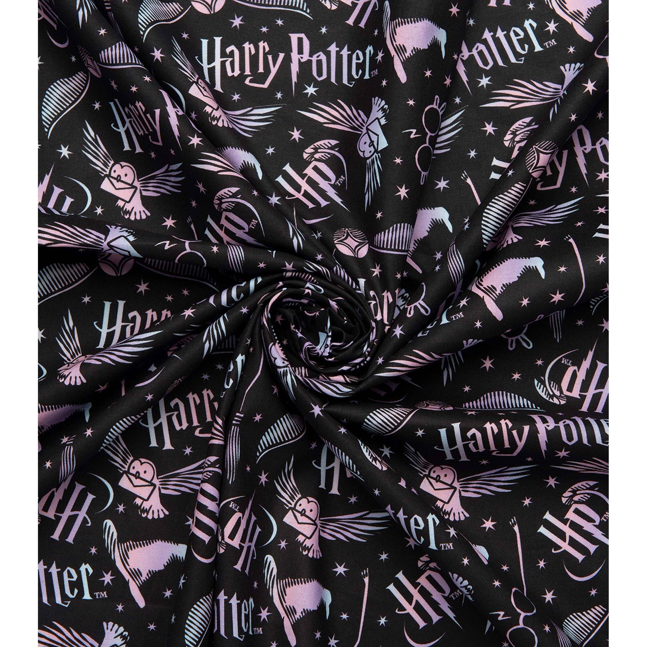 Harry Potter Elements Toss Precut Cotton Fabric