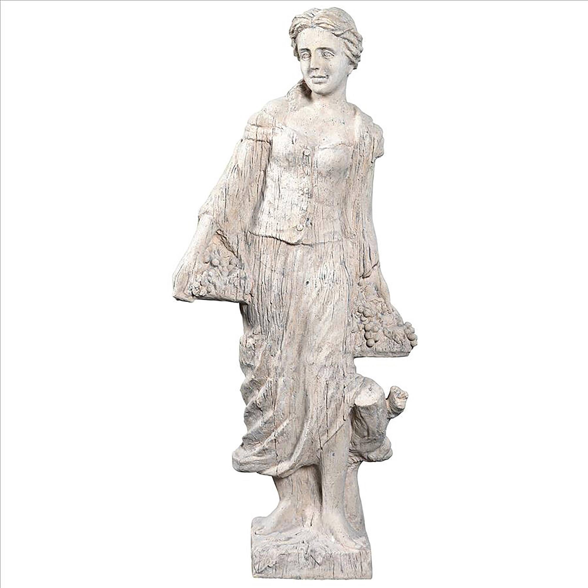 Design Toscano 45.5" Flora the Goddess of Flowering Plants Garden Statue