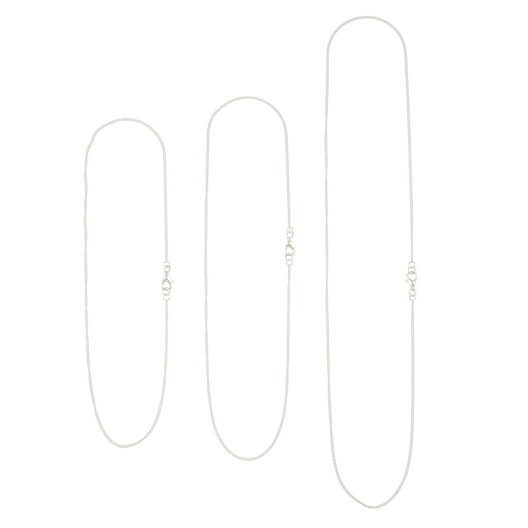 6 Pack: Curb Chain Necklace Set by Bead Landing™