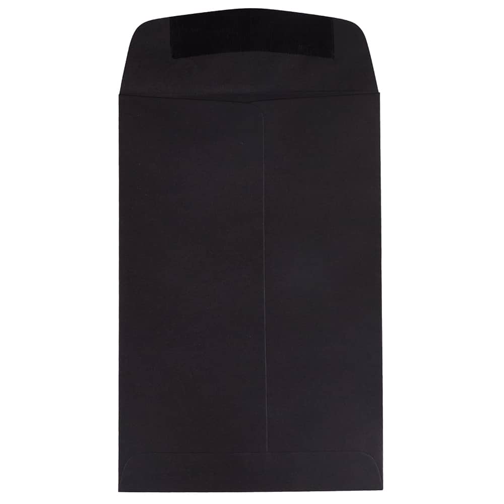 JAM Paper 6&#x22; x 9&#x22; Black Open End Catalog Envelopes