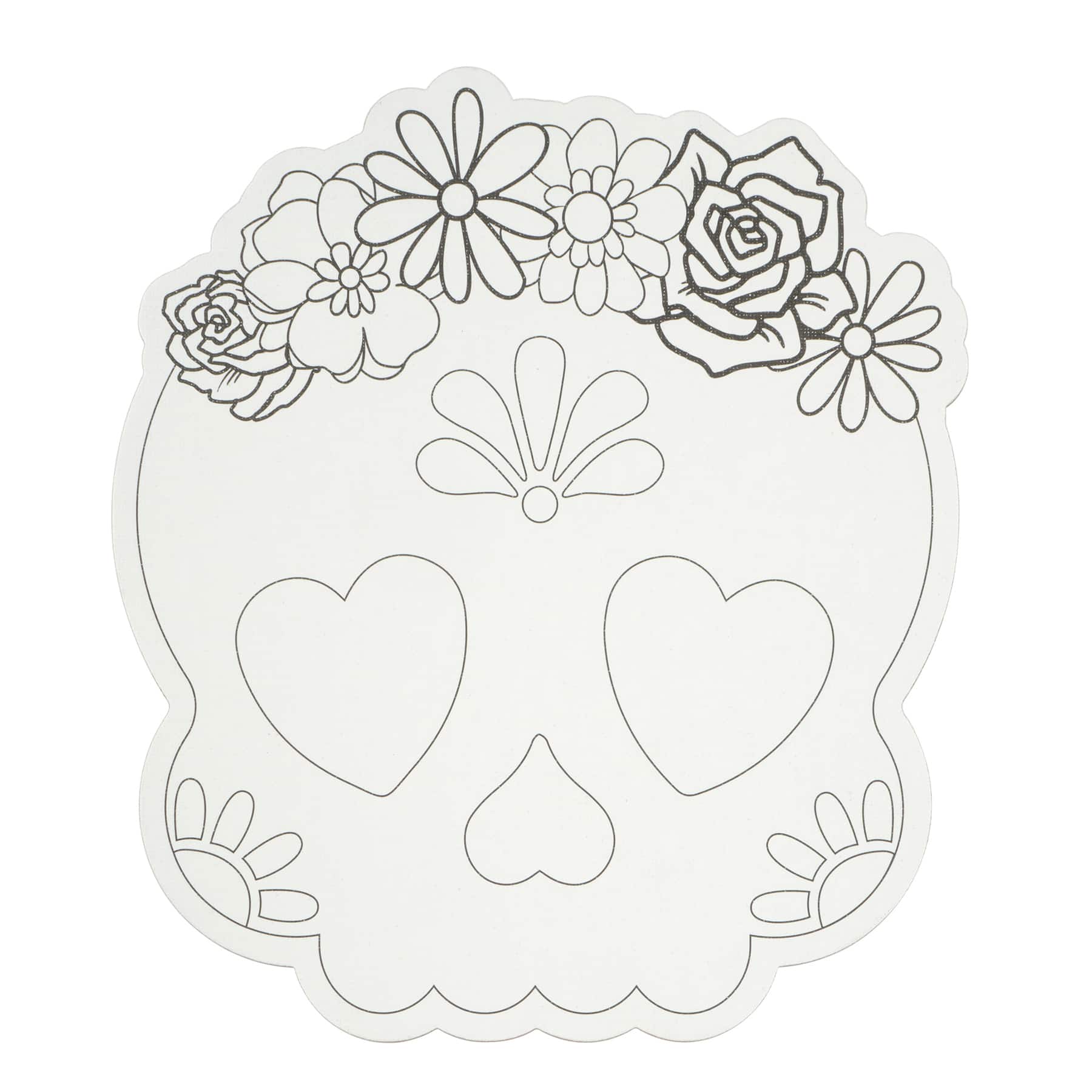 Sugar Skull Shaped Canvases, 2ct. by Creatology&#x2122;