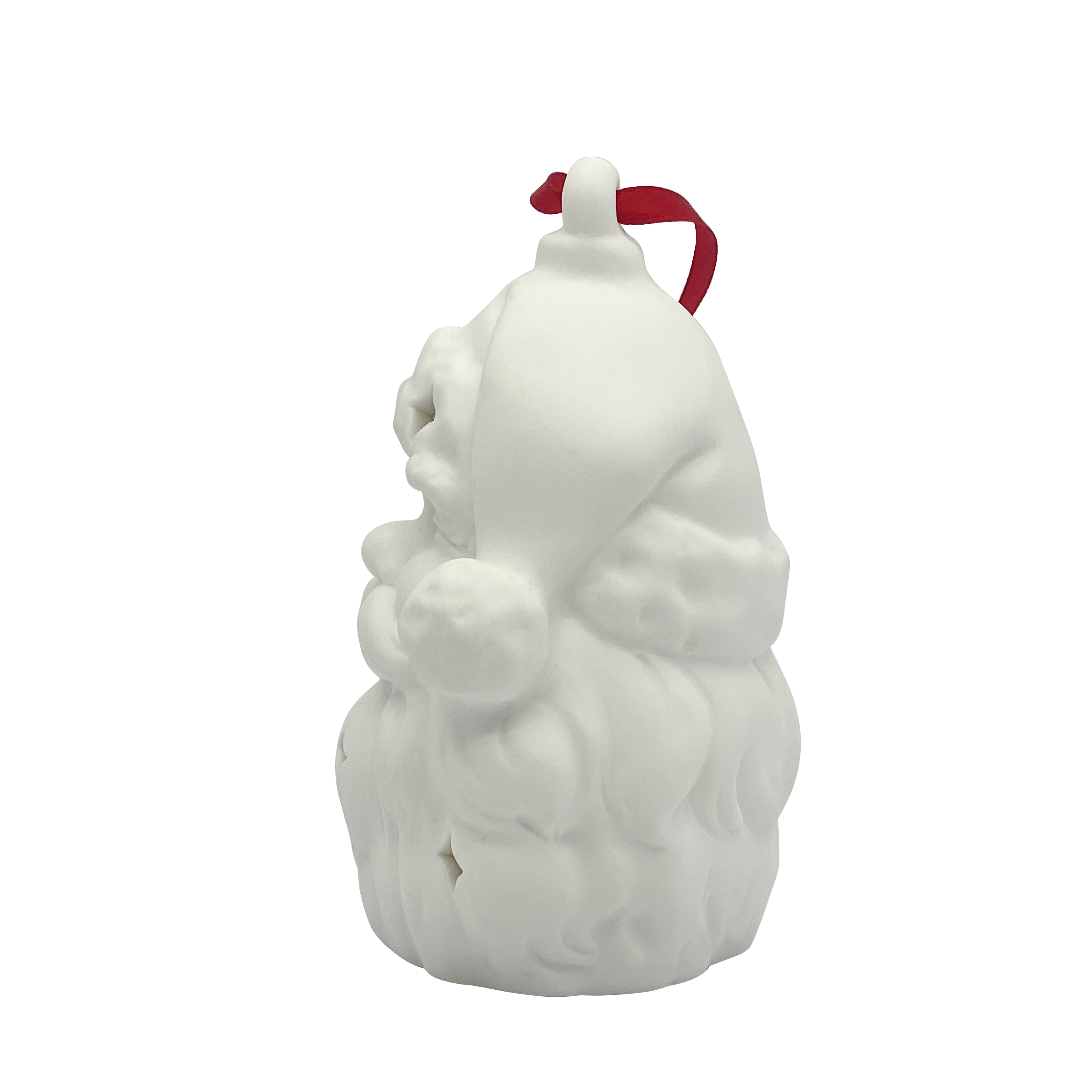 4&#x22; DIY LED Ceramic Santa Ornament by Make Market&#xAE;