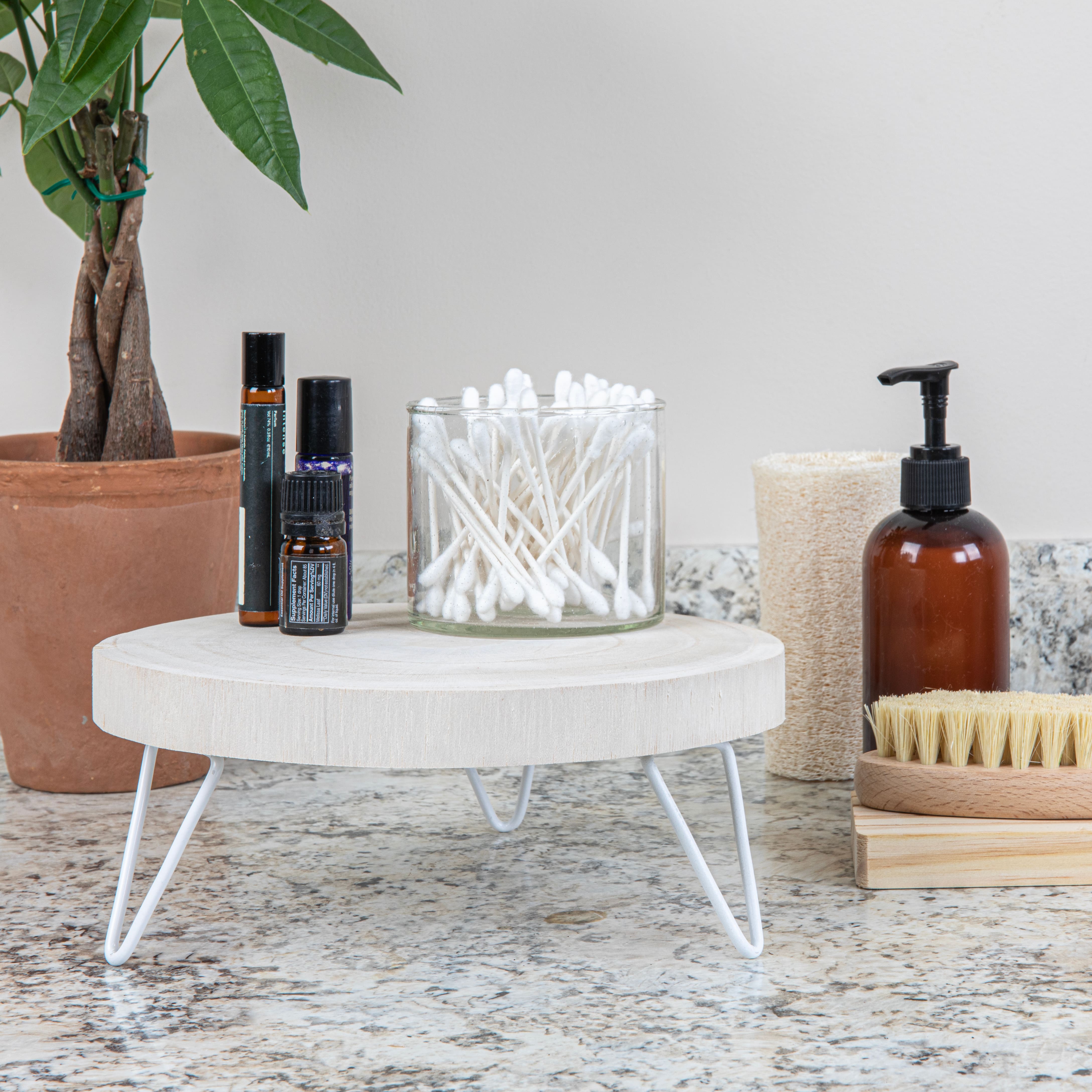 Hello Honey® Decorative Paulownia Wood Pedestal