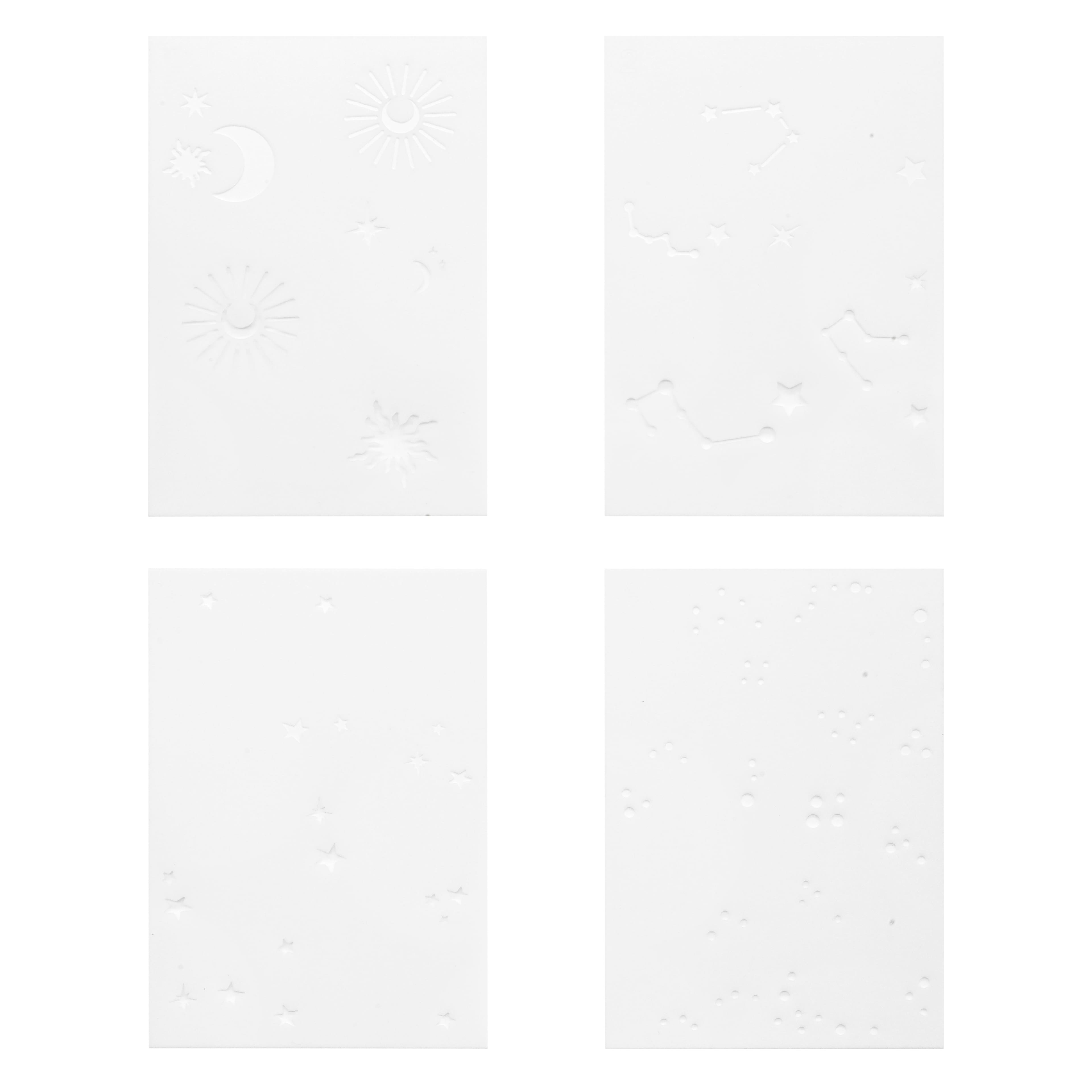 4&#x22; x 6&#x22; Celestial Print Layering Stencil Set by Recollections&#x2122;