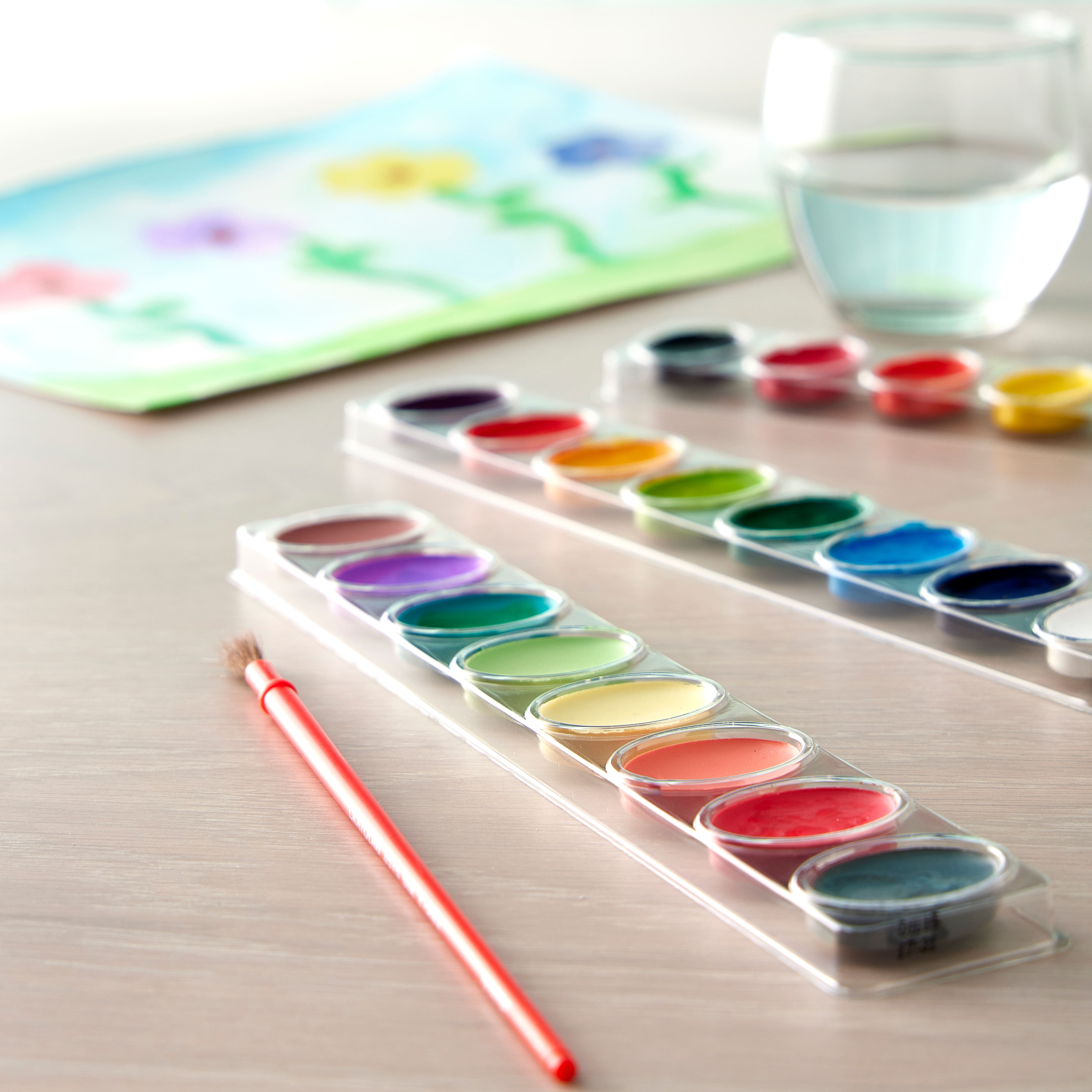 12 Pack: Crayola&#xAE; Washable Watercolors Pan Set
