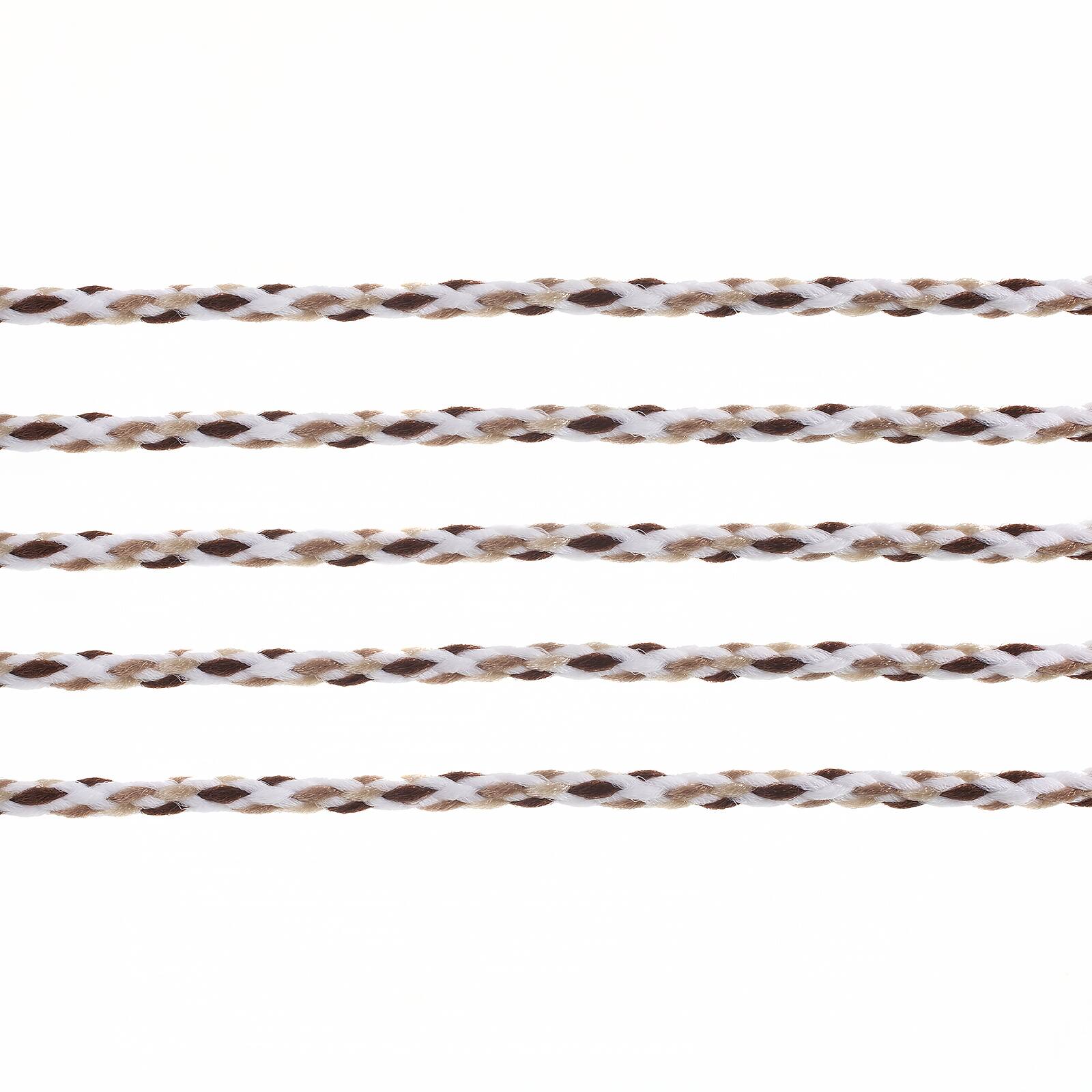 John Bead 4mm Braided Macramé Cord, 70yd.