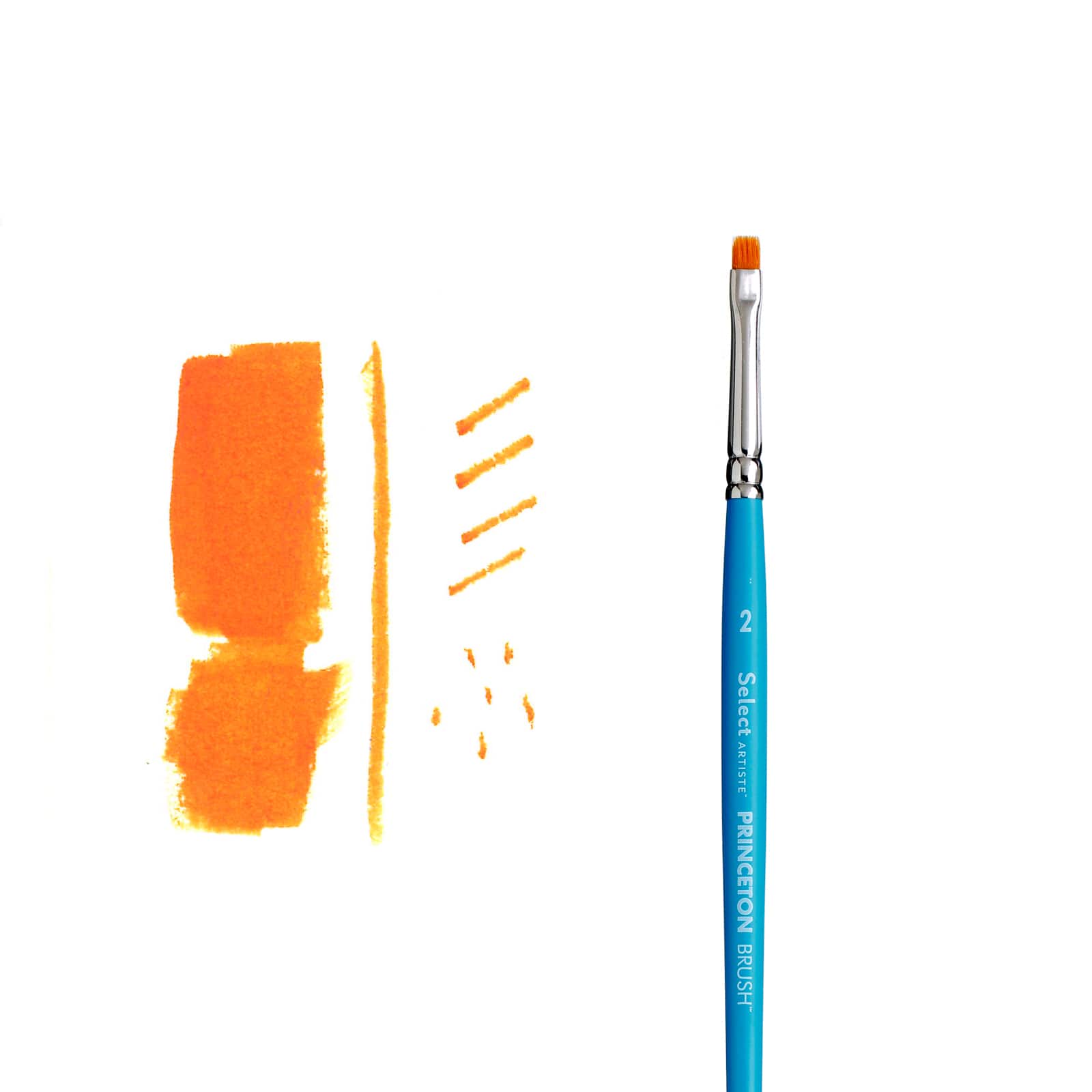 12 Pack: Princeton™ Select™ Artiste Series 3750 Short Handle Chisel Blender Brush