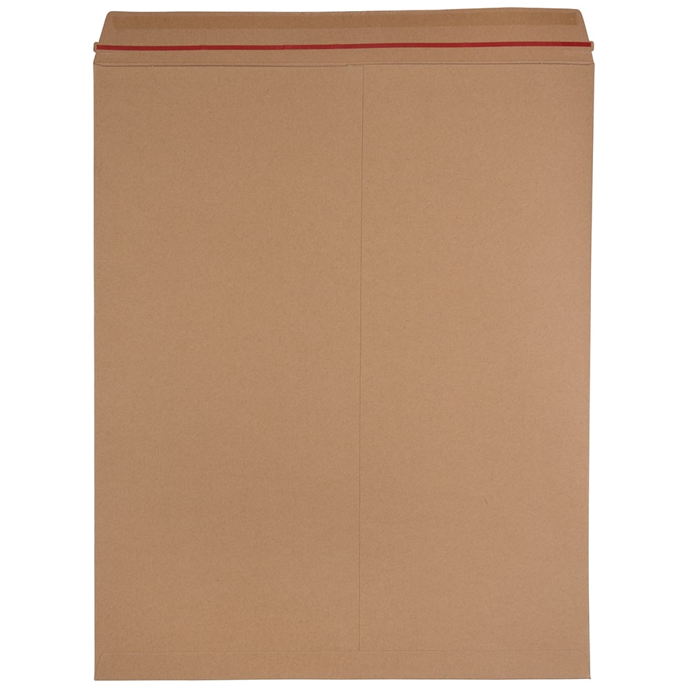 JAM Paper 17&#x22; x 21&#x22; Brown Kraft Flat Photo Mailer Peel &#x26; Seal Closure Envelopes, 6ct.