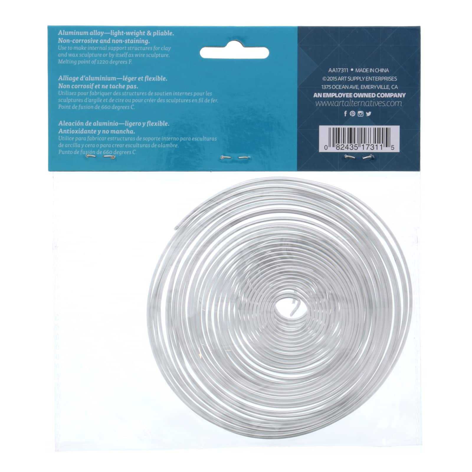 12 Pack: Art Alternatives 1/16&#x22; Sculpting &#x26; Armature Wire