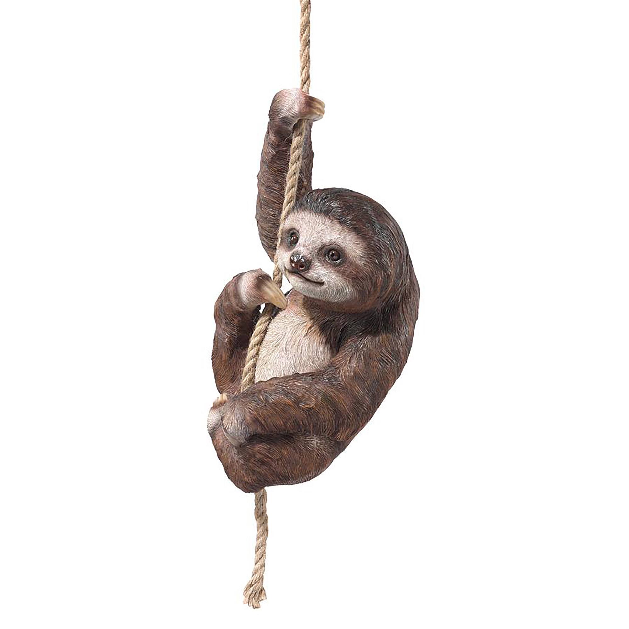 Design Toscano Hanging Horatio the 3-Toed Sloth Statue