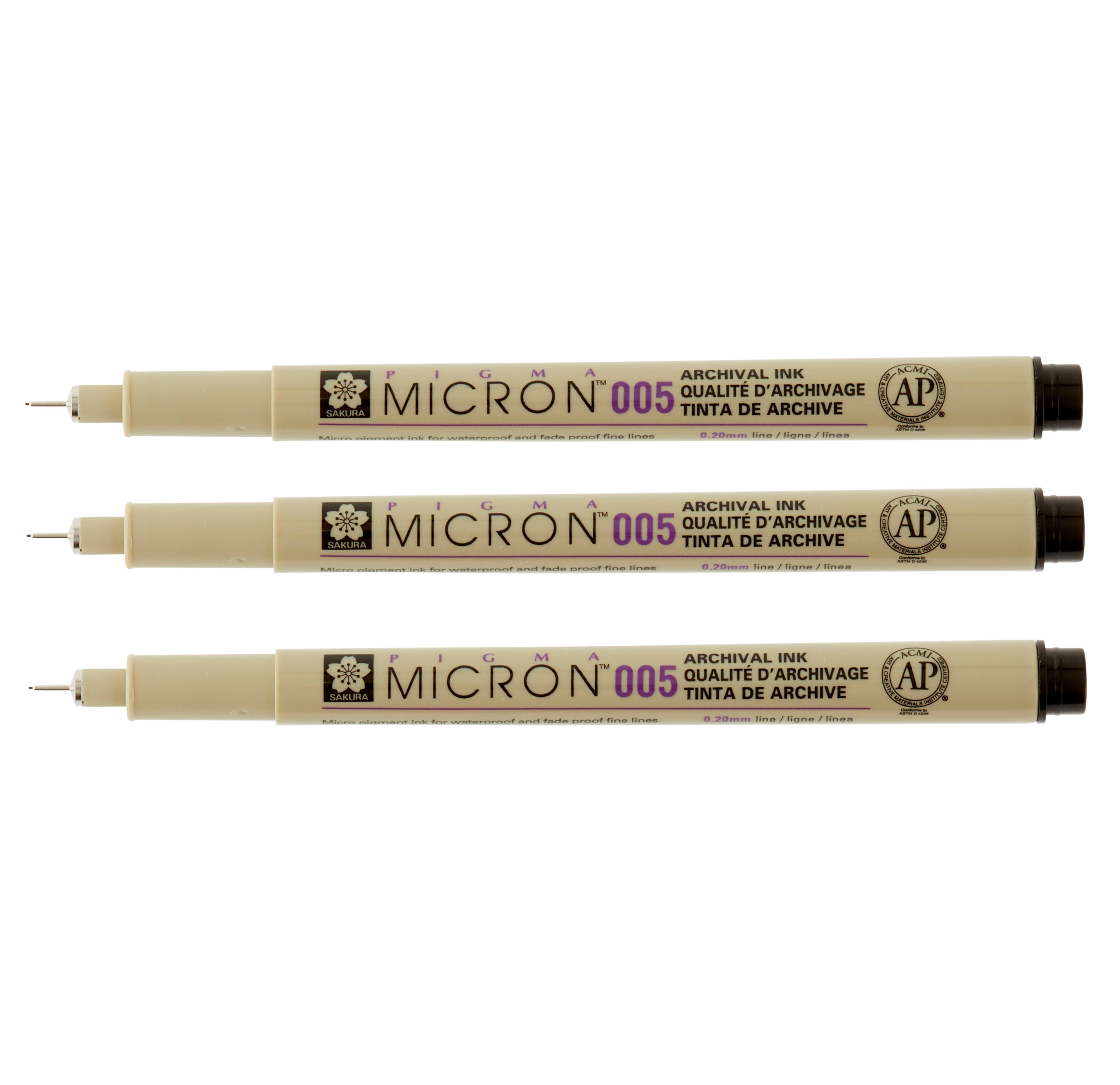 12 Packs: 3 ct. (36 total) Pigma® Micron® Black Pens