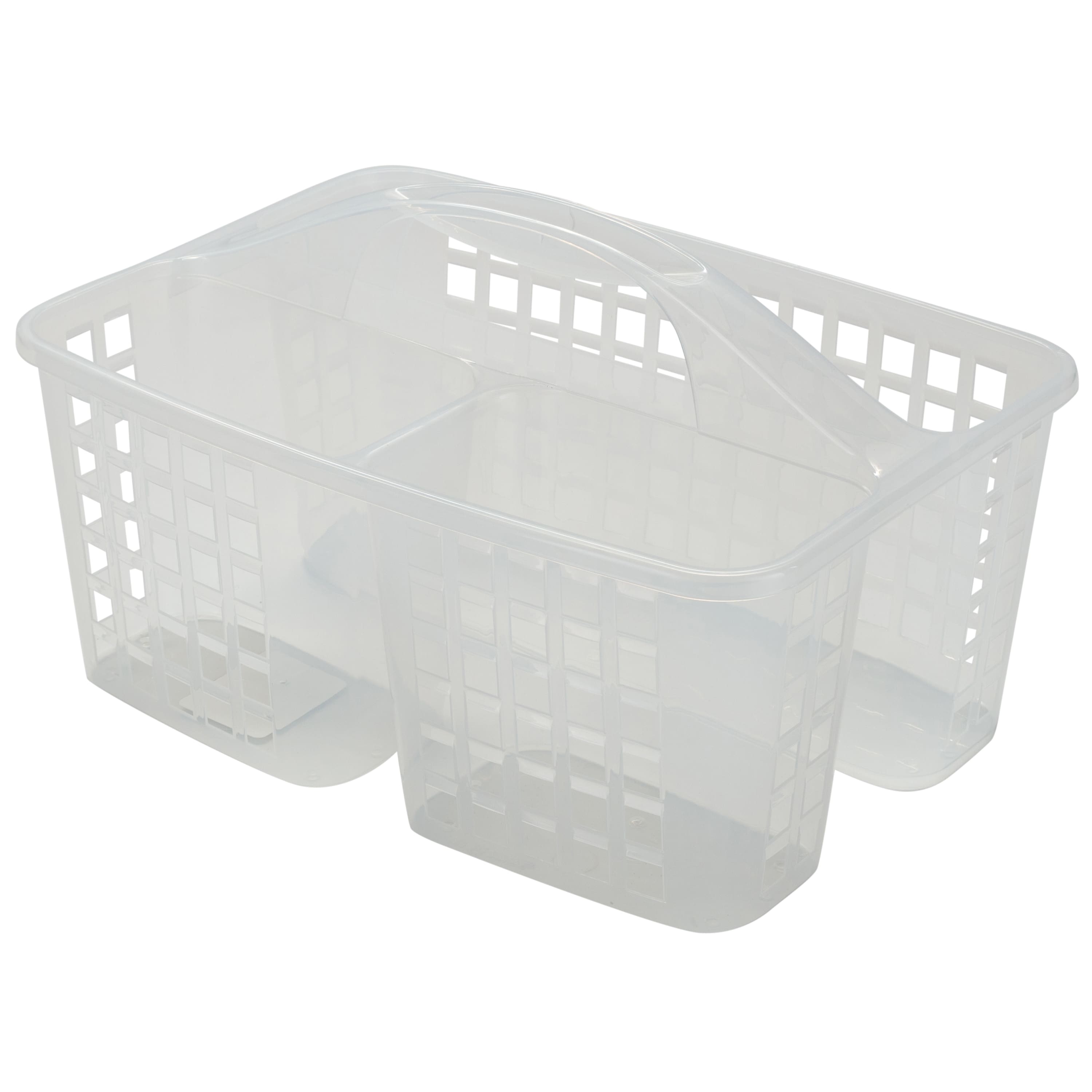 Bath Bliss White 2-in-1 Portable Bath Tote